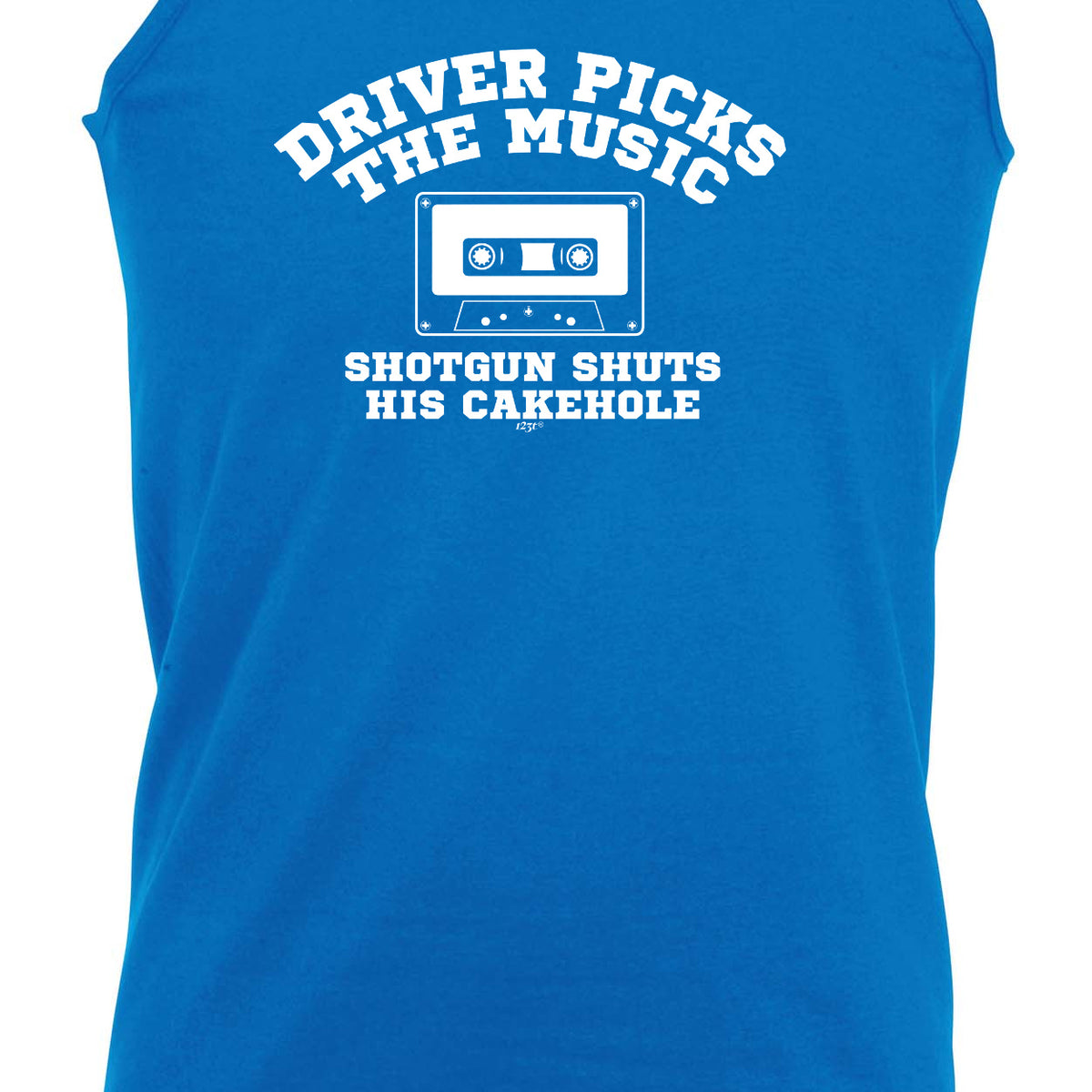 Driver Picks The Music Shotgun - Funny Vest Singlet Unisex Tank Top
