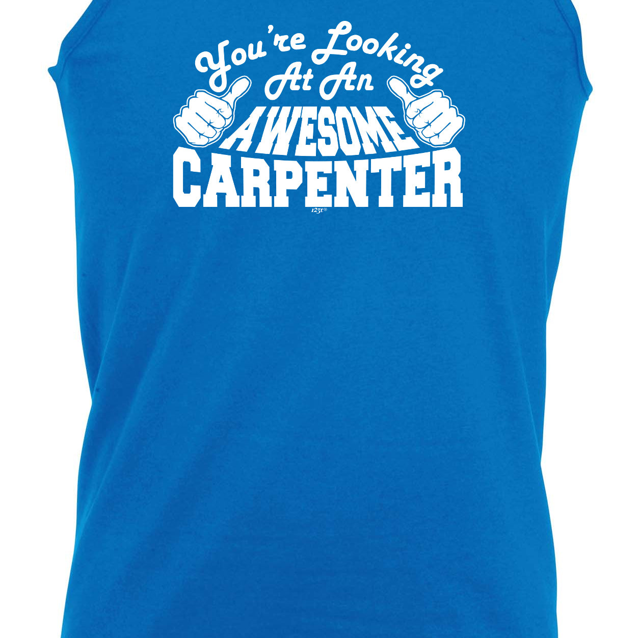 Youre Looking At An Awesome Carpenter - Funny Vest Singlet Unisex Tank Top