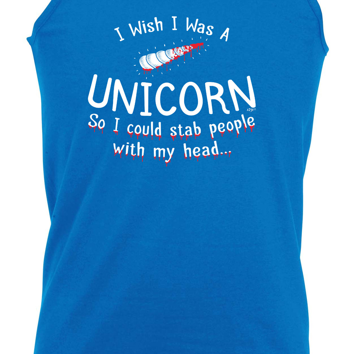 I Wish Was A Unicorn - Funny Vest Singlet Unisex Tank Top