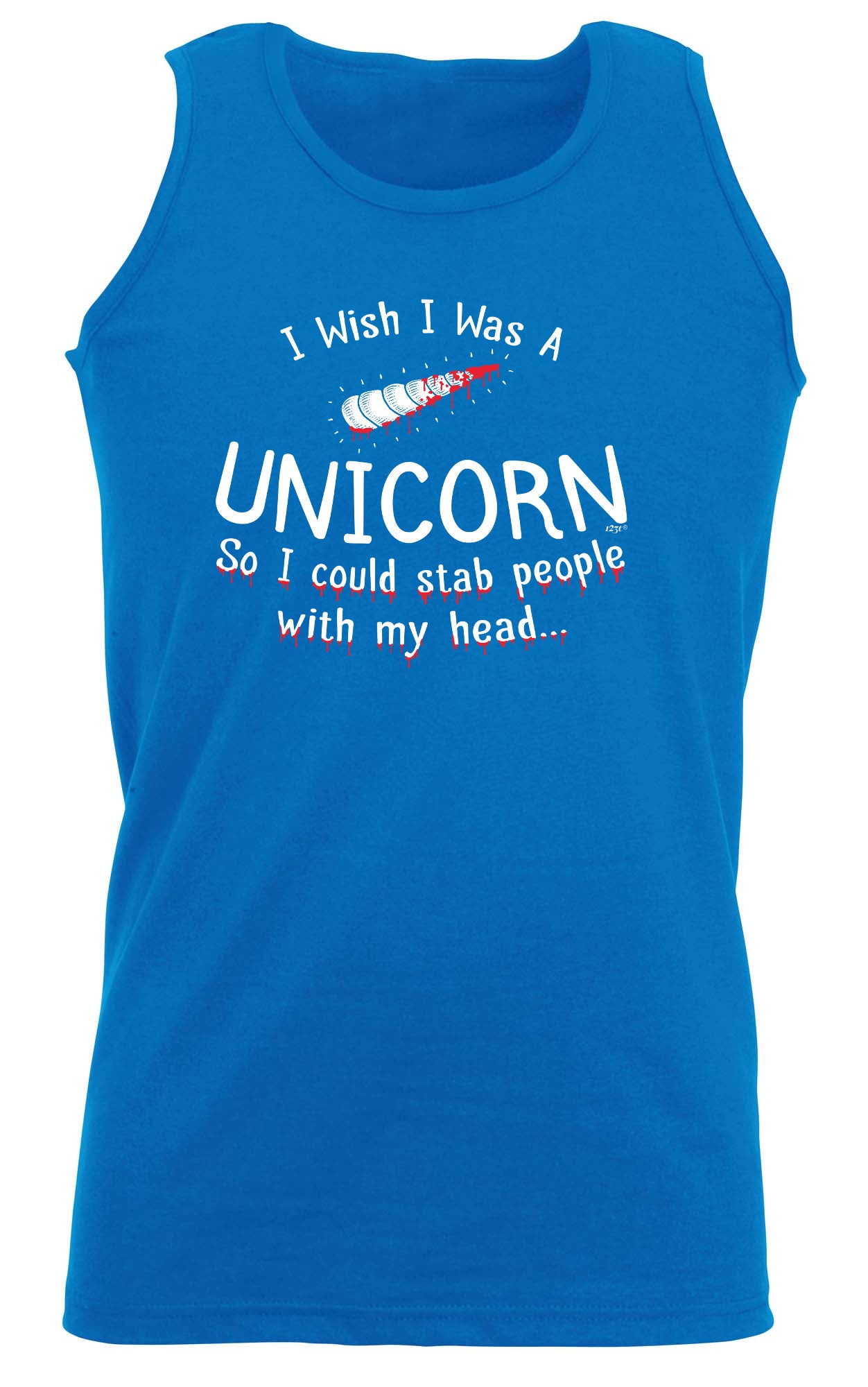 I Wish Was A Unicorn - Funny Vest Singlet Unisex Tank Top
