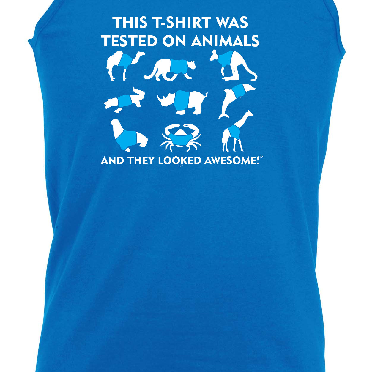Tested On Animals - Funny Vest Singlet Unisex Tank Top