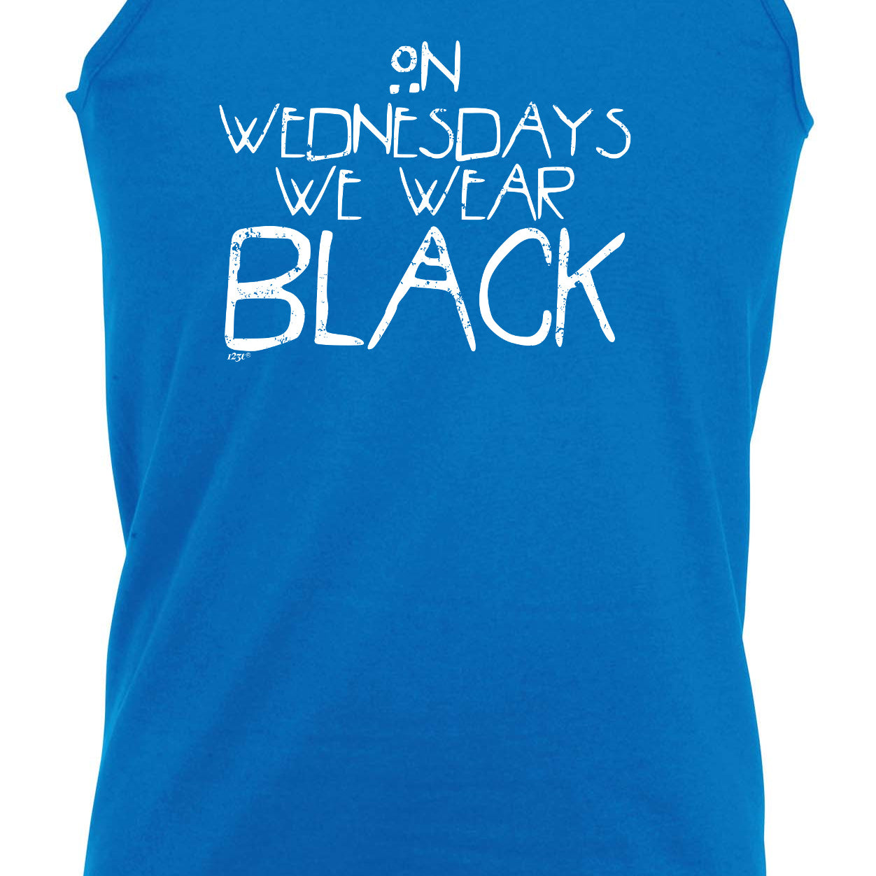 On Wednesdays We Wear Black - Funny Vest Singlet Unisex Tank Top