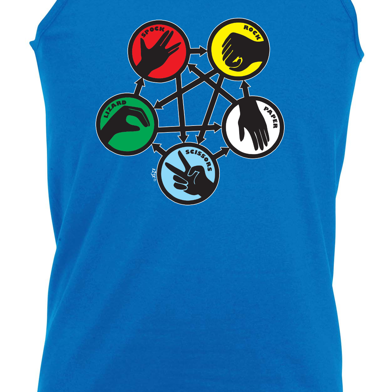 Rock Spock Colour - Funny Vest Singlet Unisex Tank Top