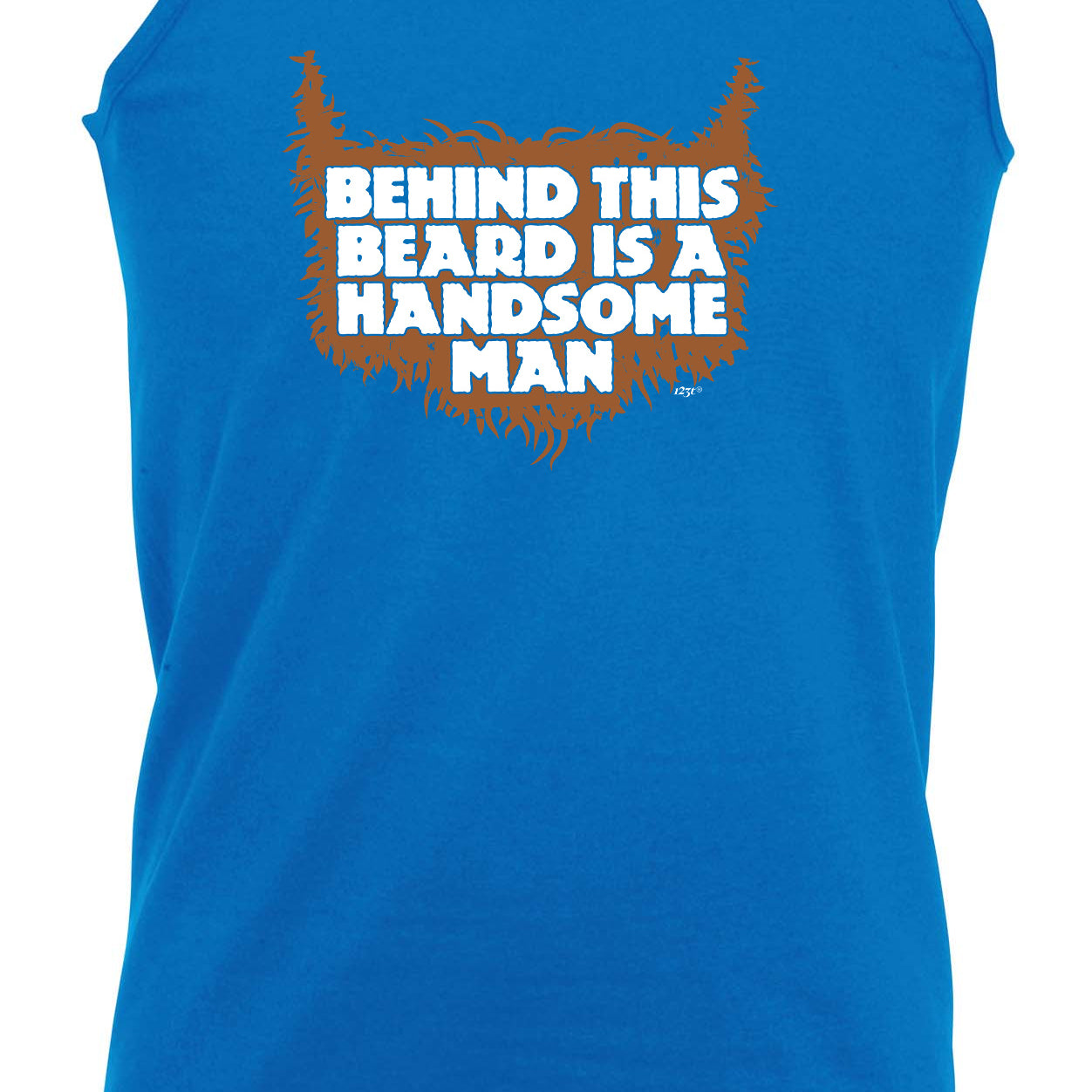 Behind This Beard Is A Handsome Man - Funny Vest Singlet Unisex Tank Top