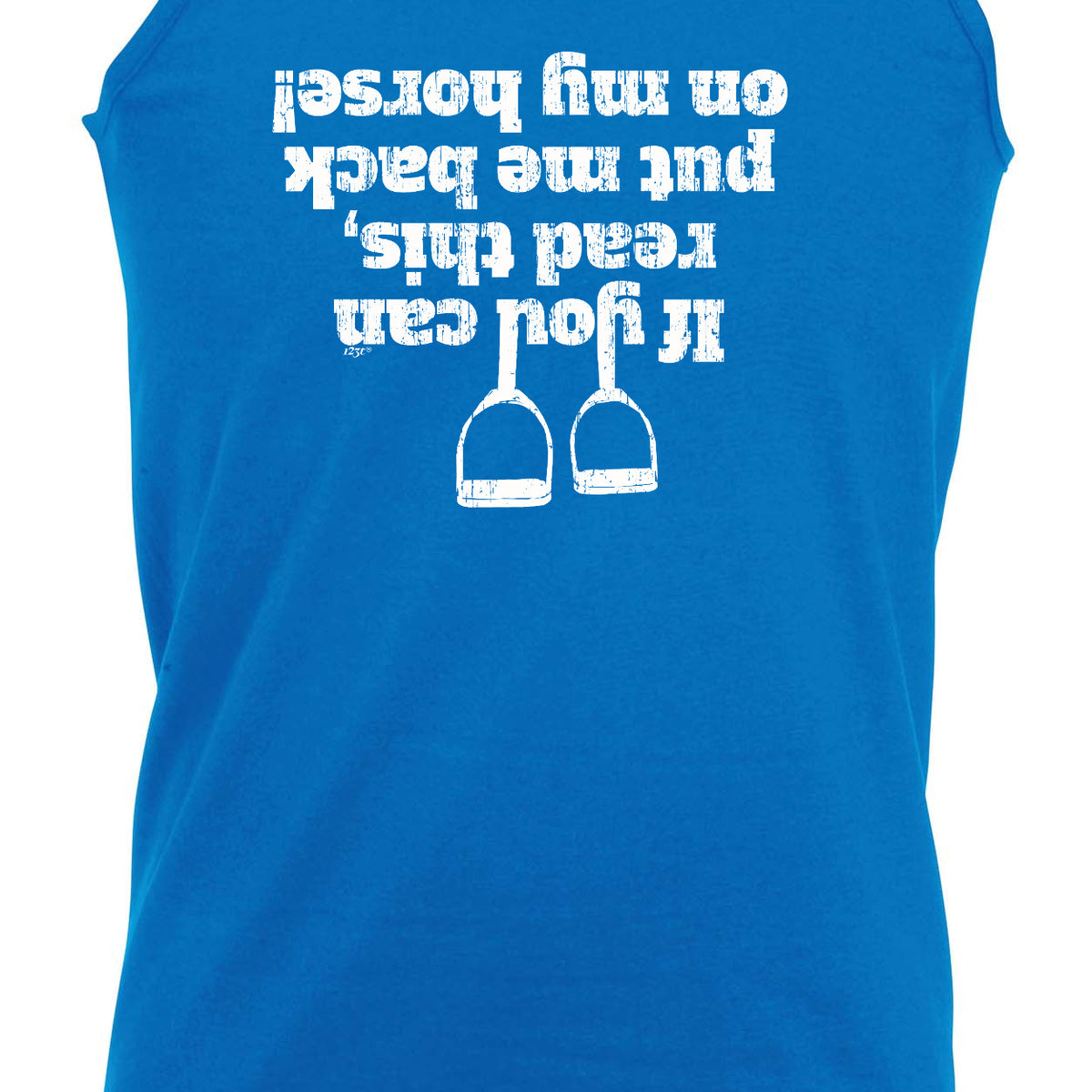 Horse If You Can Read This Put Me Back On My - Funny Vest Singlet Unisex Tank Top