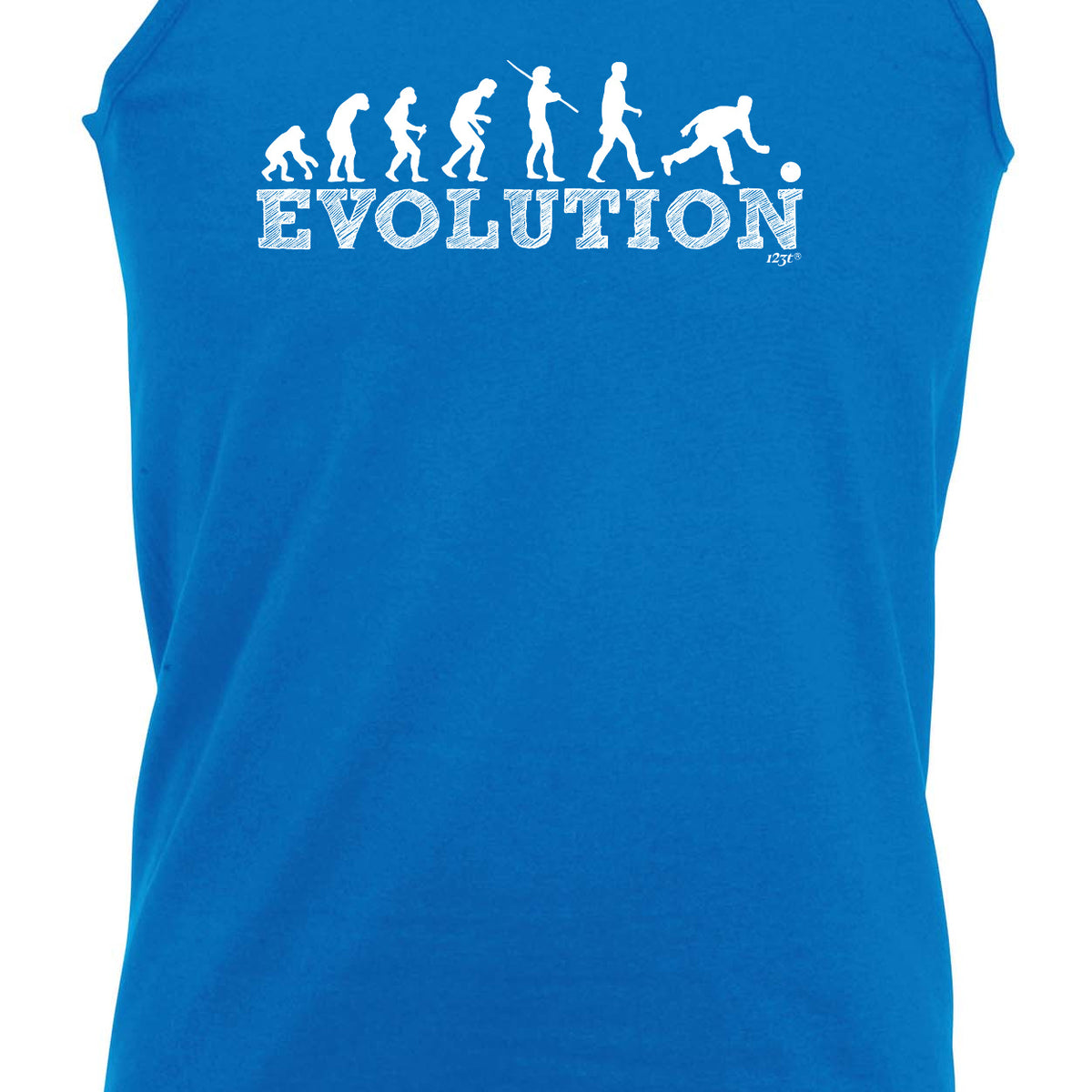 Evolution Bowling - Funny Vest Singlet Unisex Tank Top
