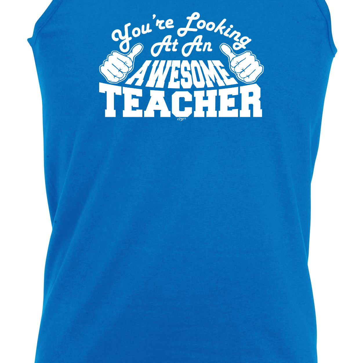 Youre Looking At An Awesome Teacher - Funny Vest Singlet Unisex Tank Top