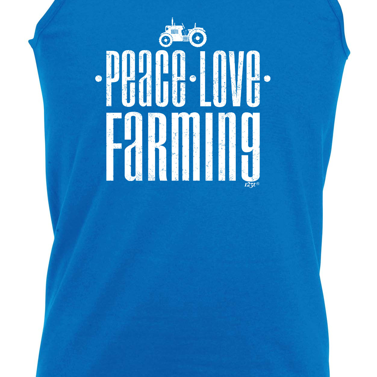 Peace Love Farming - Funny Vest Singlet Unisex Tank Top
