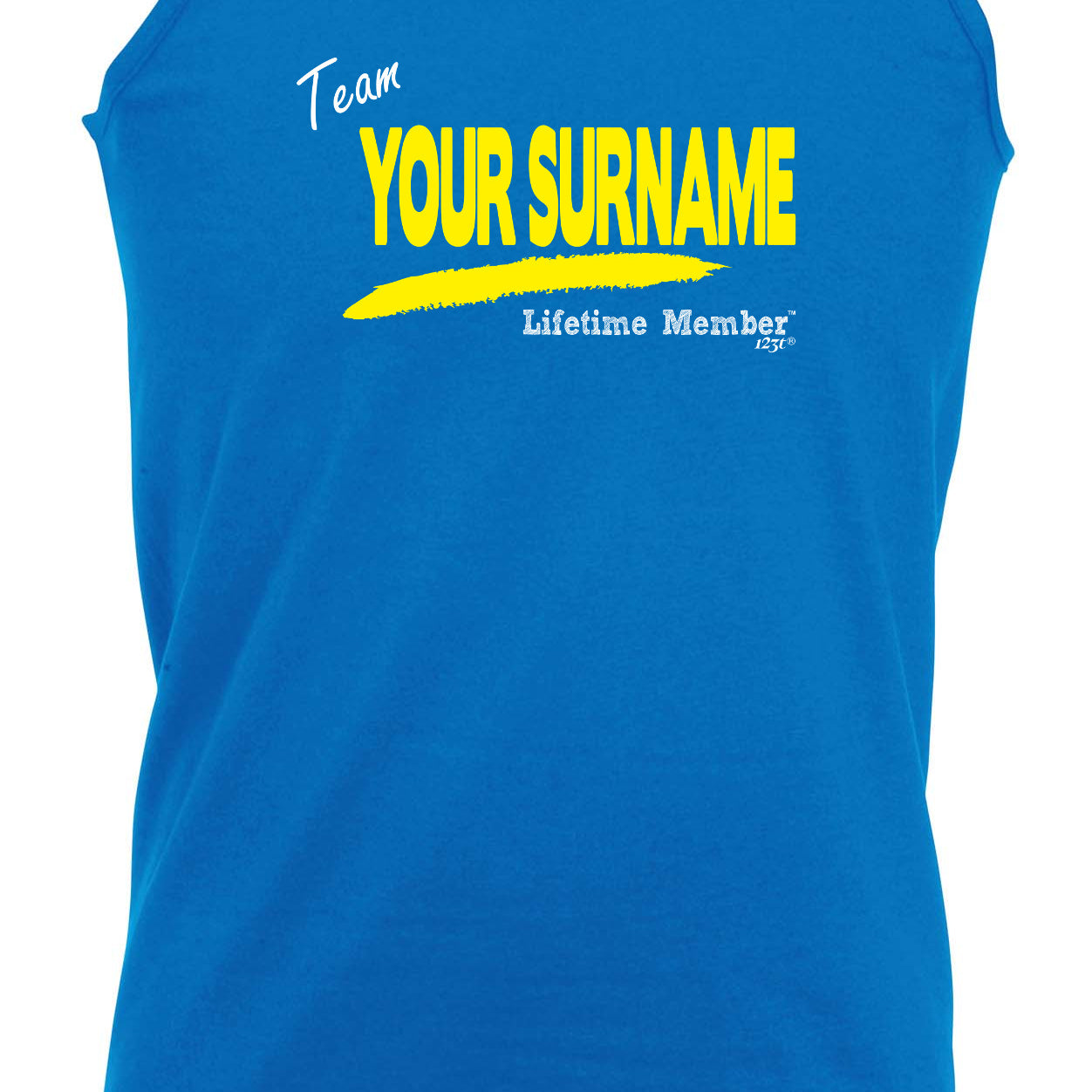 Your Surname V1 Lifetime Member - Funny Vest Singlet Unisex Tank Top