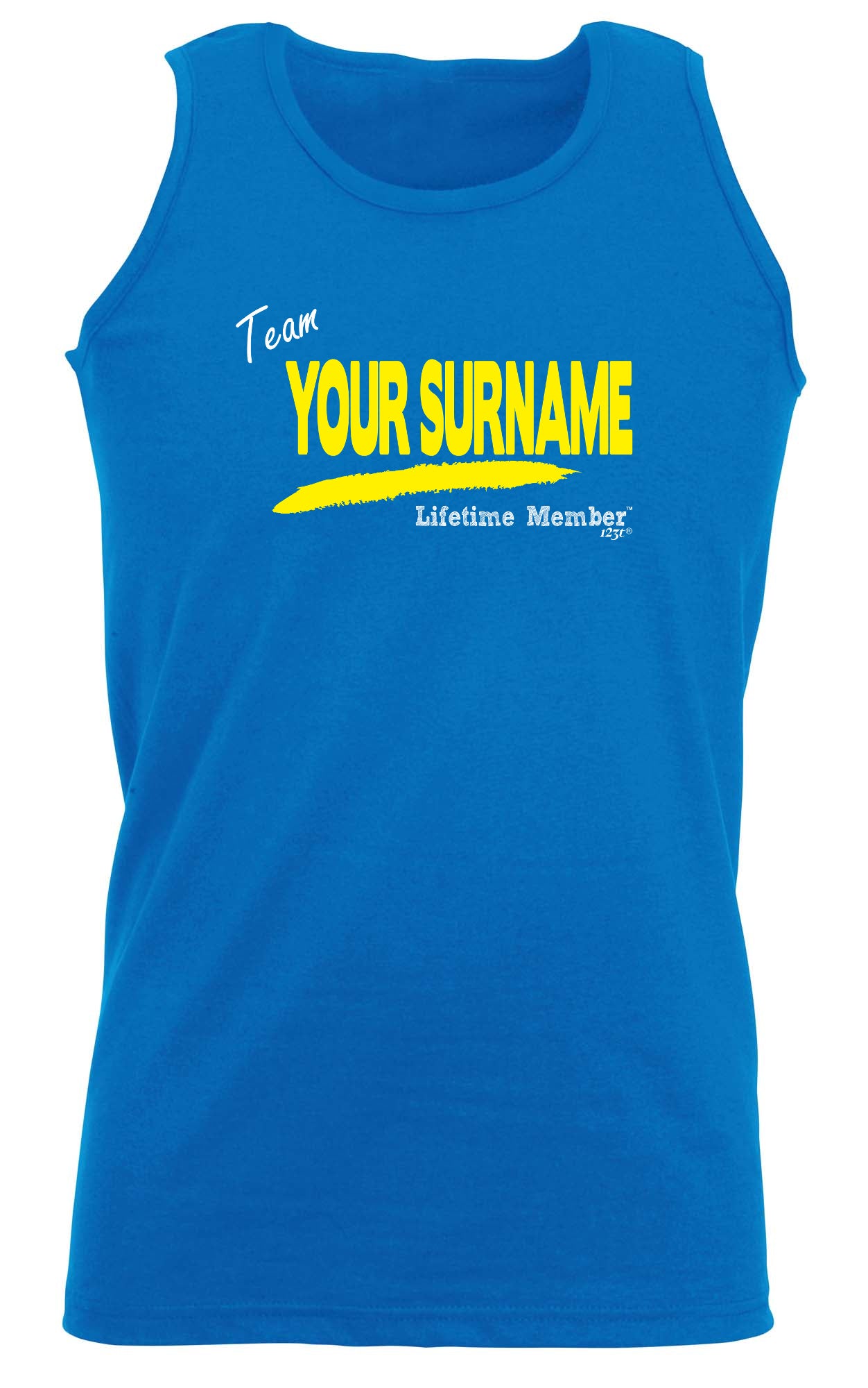Your Surname V1 Lifetime Member - Funny Vest Singlet Unisex Tank Top
