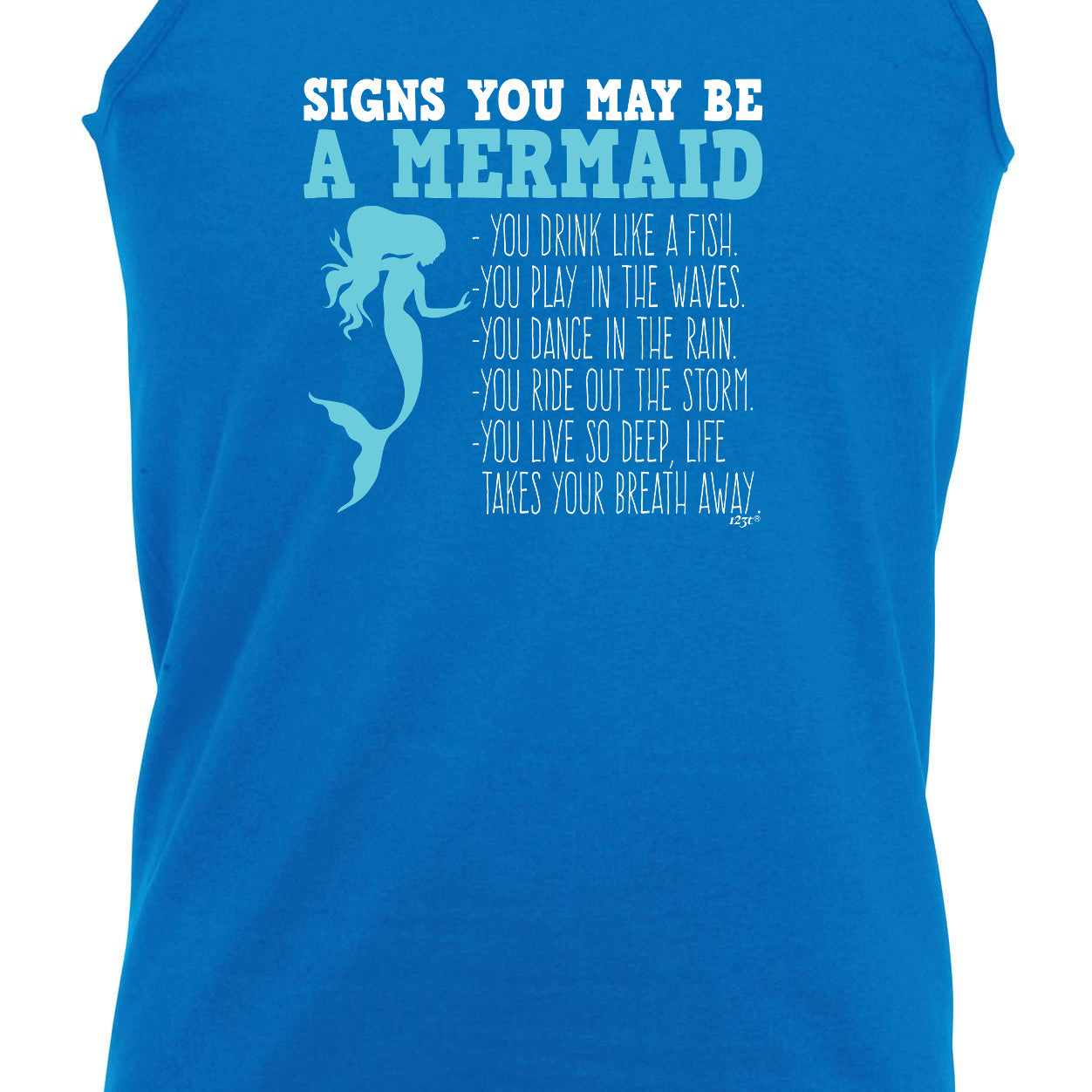 Signs You May Be A Mermaid - Funny Vest Singlet Unisex Tank Top