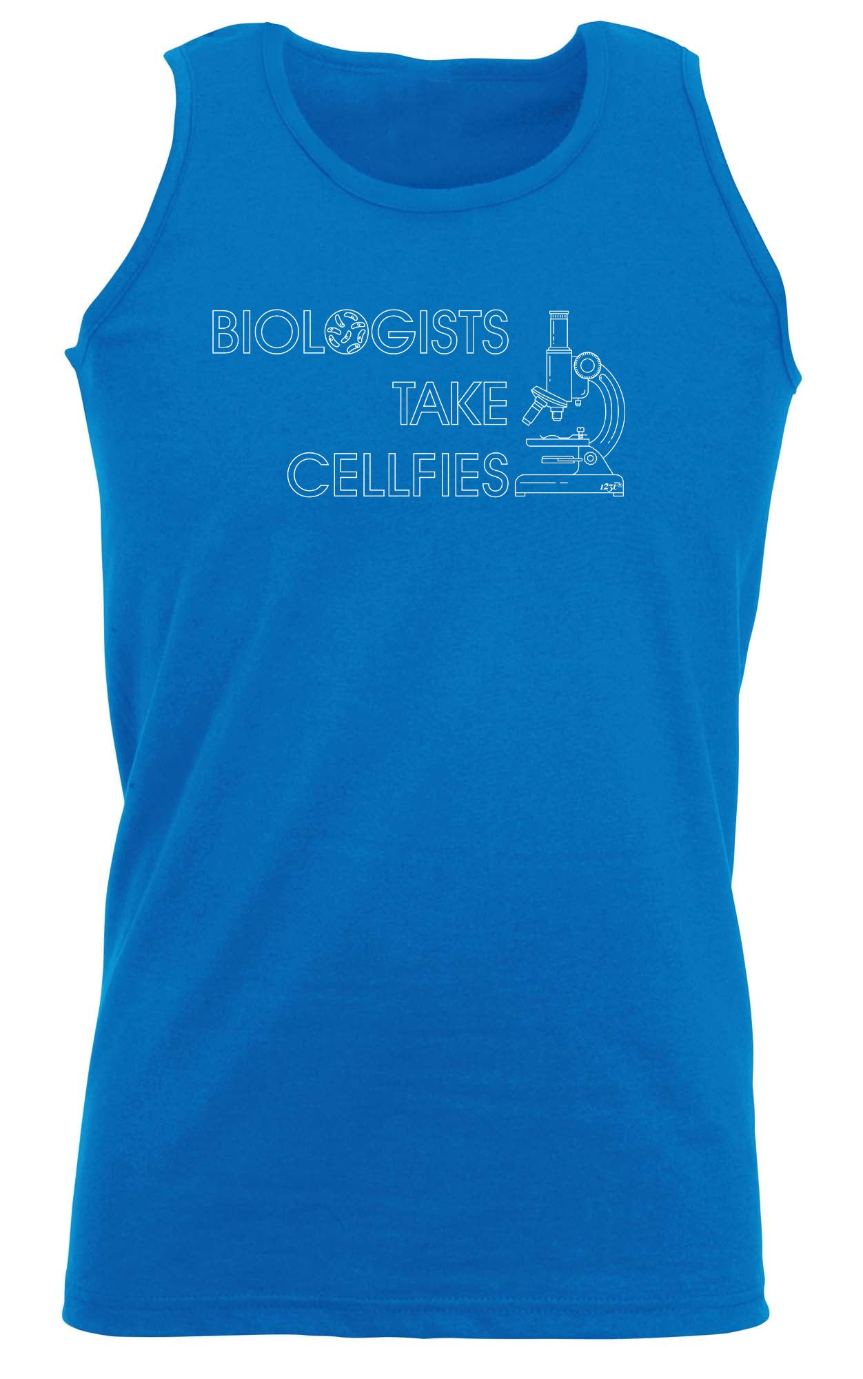Biologists Take Cellfies - Funny Vest Singlet Unisex Tank Top