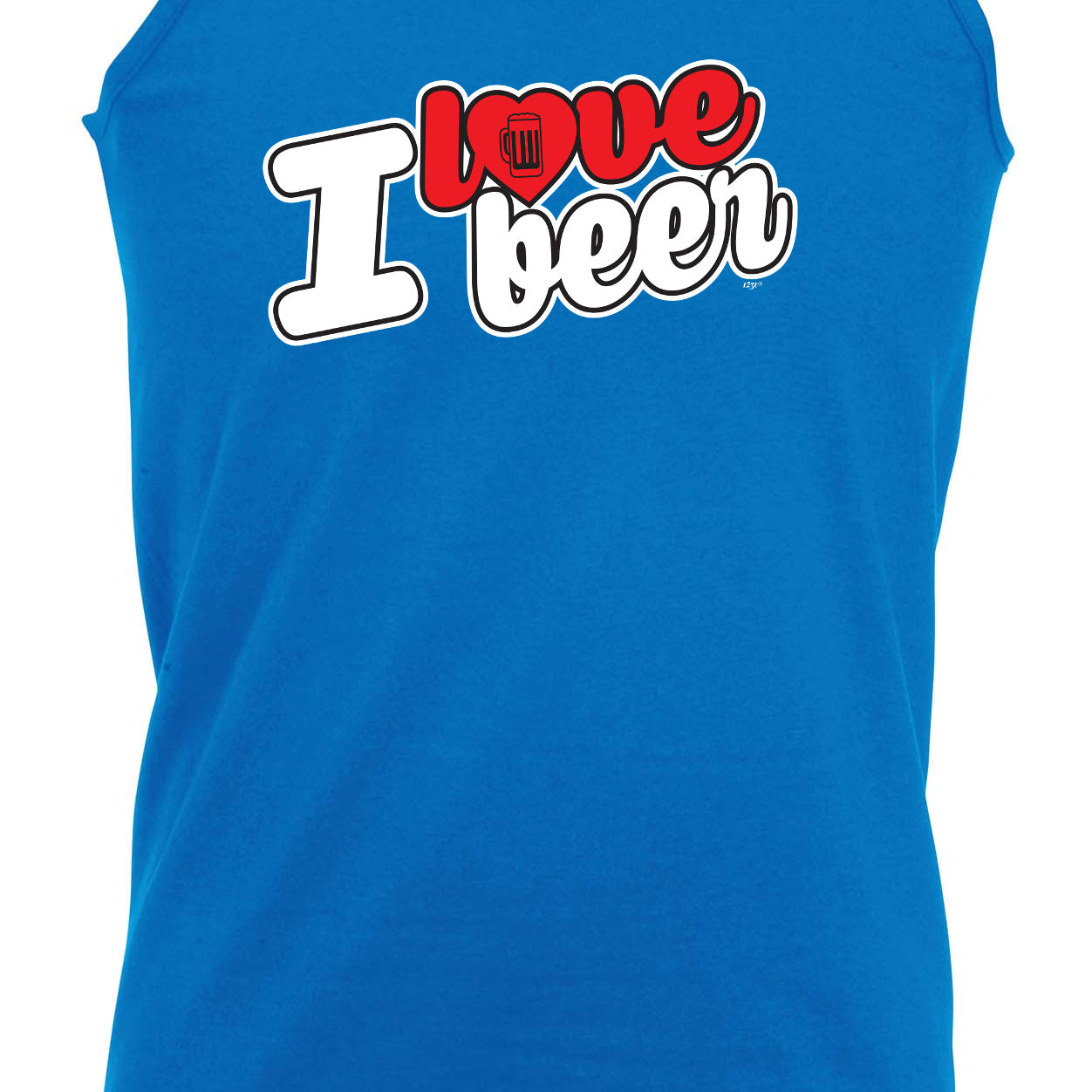 Love Beer Stencil - Funny Vest Singlet Unisex Tank Top