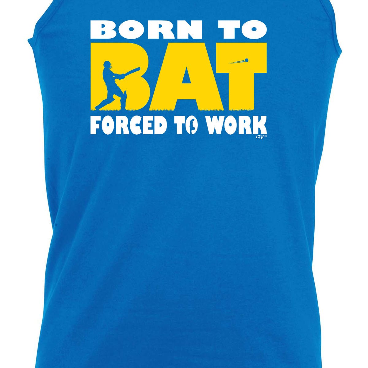 Born To Bat Cricket - Funny Vest Singlet Unisex Tank Top