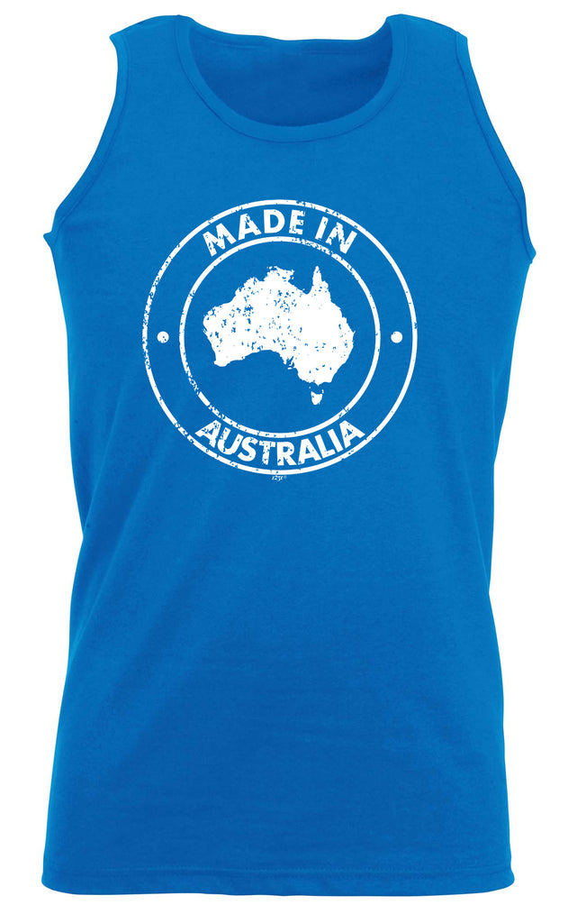 Made In Australia - Funny Vest Singlet Unisex Tank Top