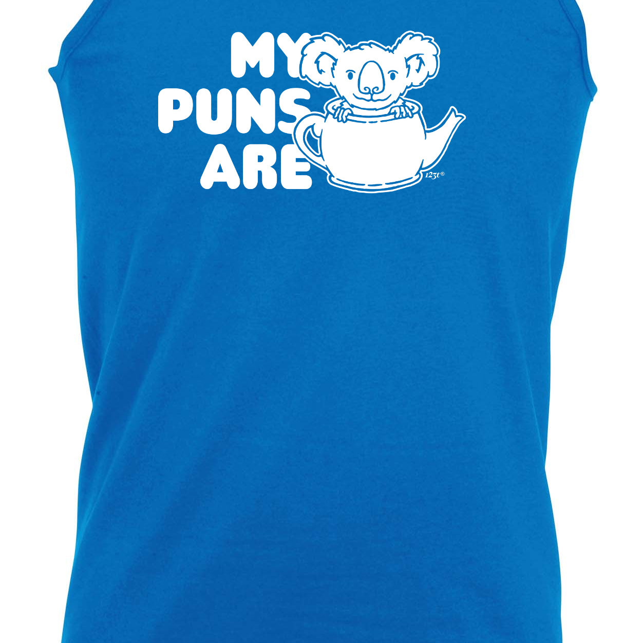 My Puns Are Koala Tea - Funny Vest Singlet Unisex Tank Top