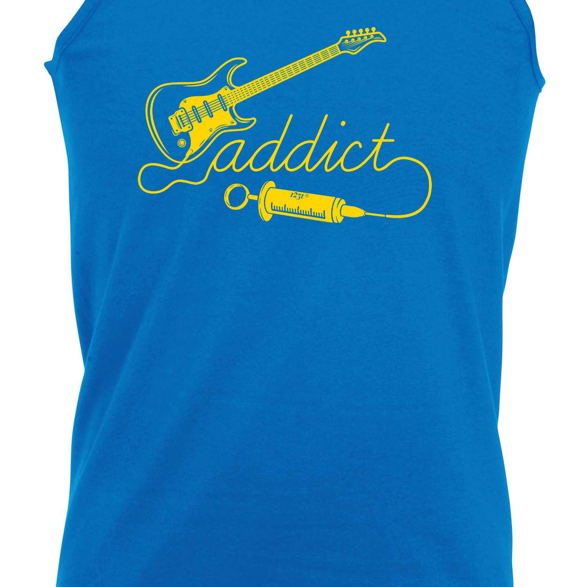 Guitar Addict Music - Funny Vest Singlet Unisex Tank Top