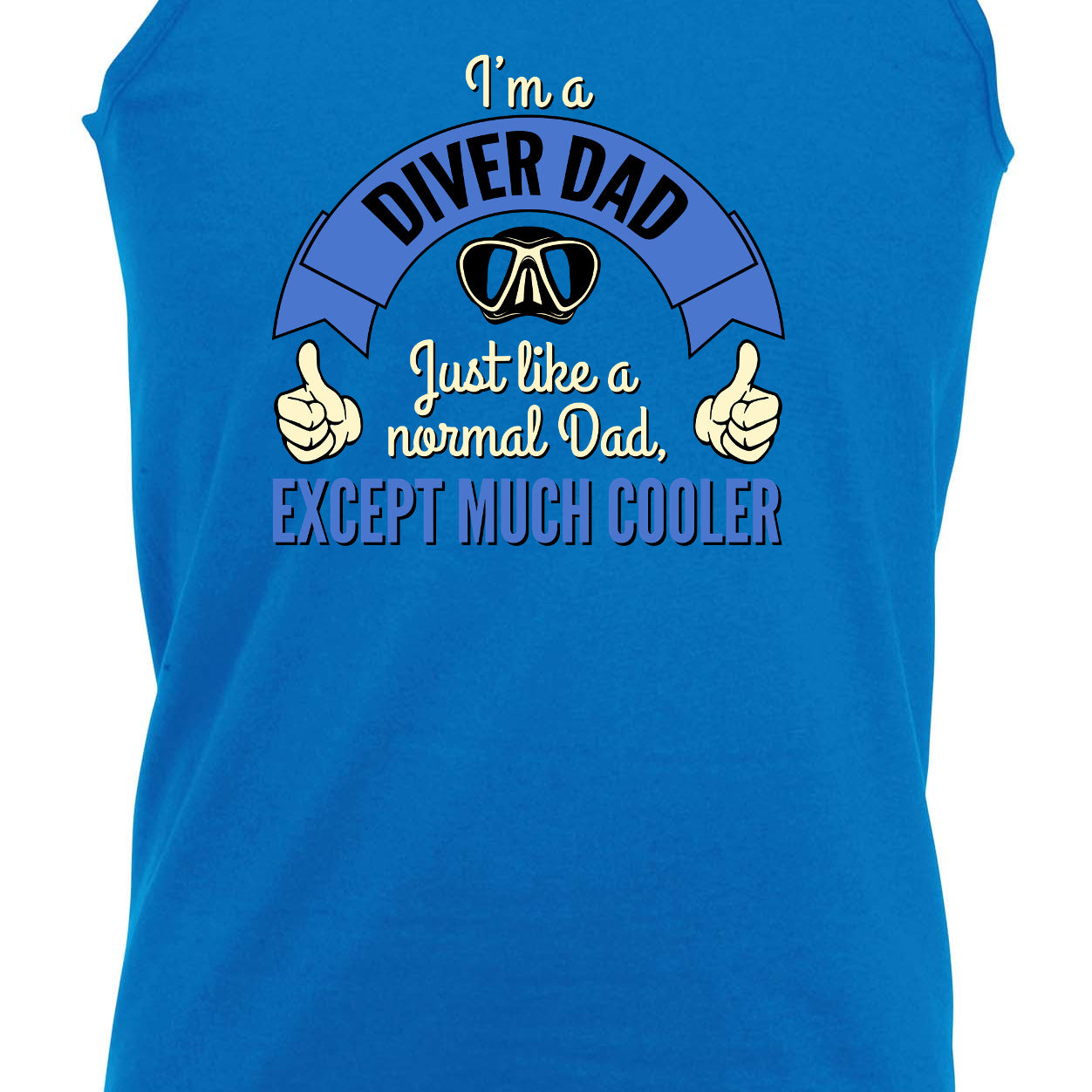 Ow Im A Diver Dad - Funny Vest Singlet Unisex Tank Top