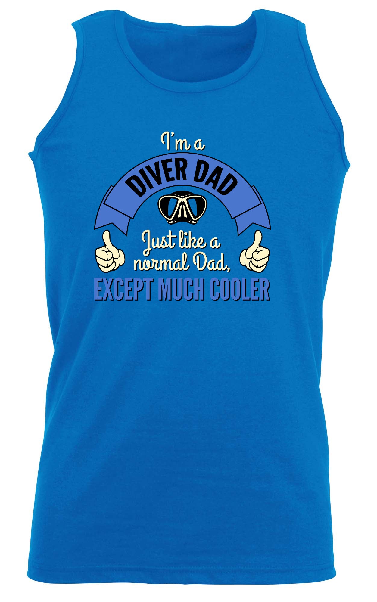 Ow Im A Diver Dad - Funny Vest Singlet Unisex Tank Top