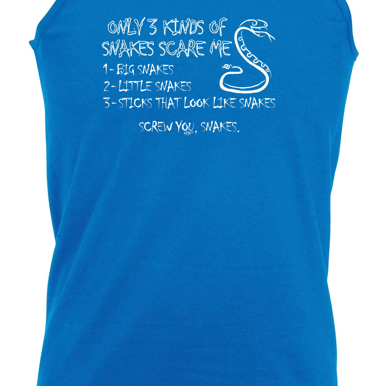 Three Kinds Of Snakes Scare Me - Funny Vest Singlet Unisex Tank Top