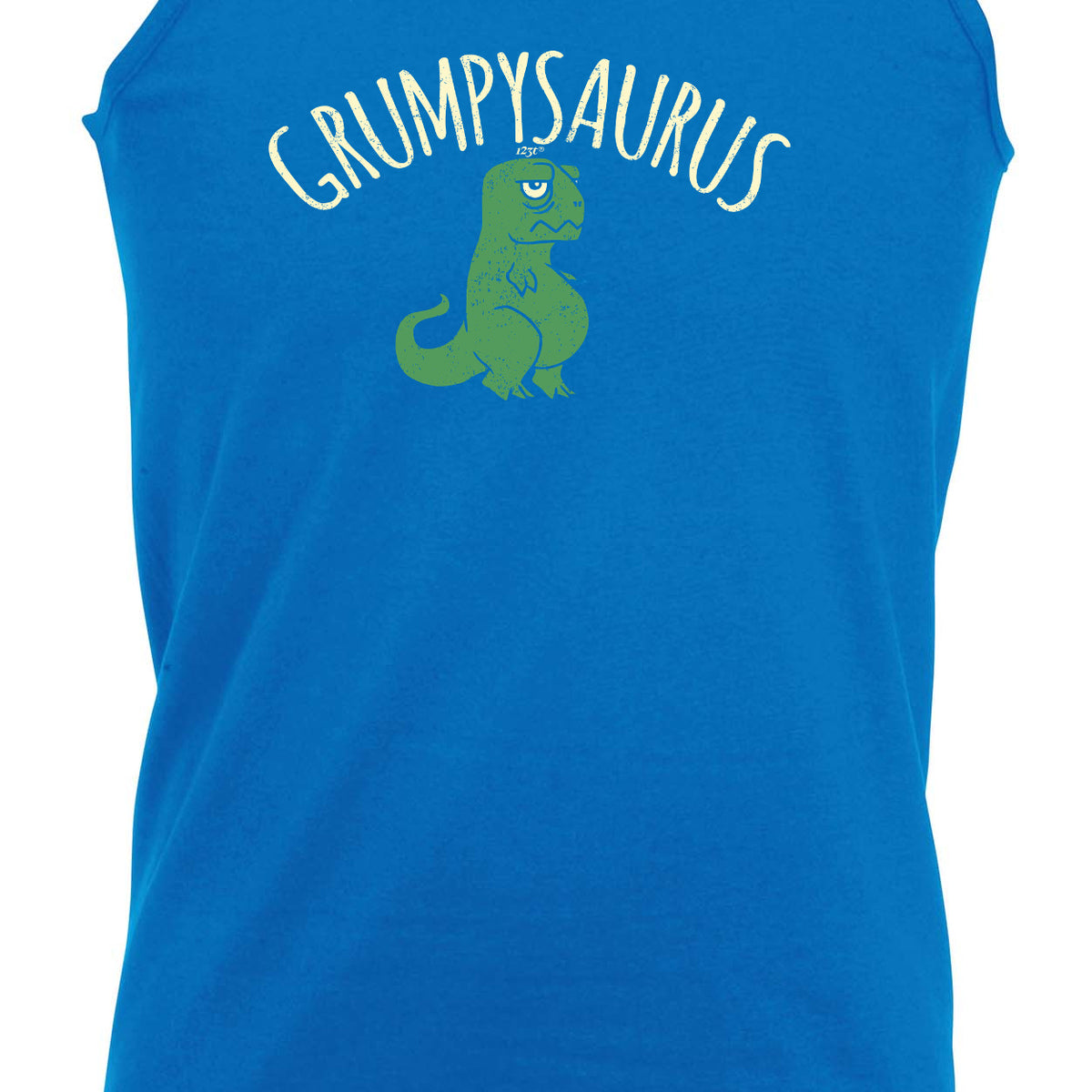 Grumpysaurus Dinosaur - Funny Vest Singlet Unisex Tank Top