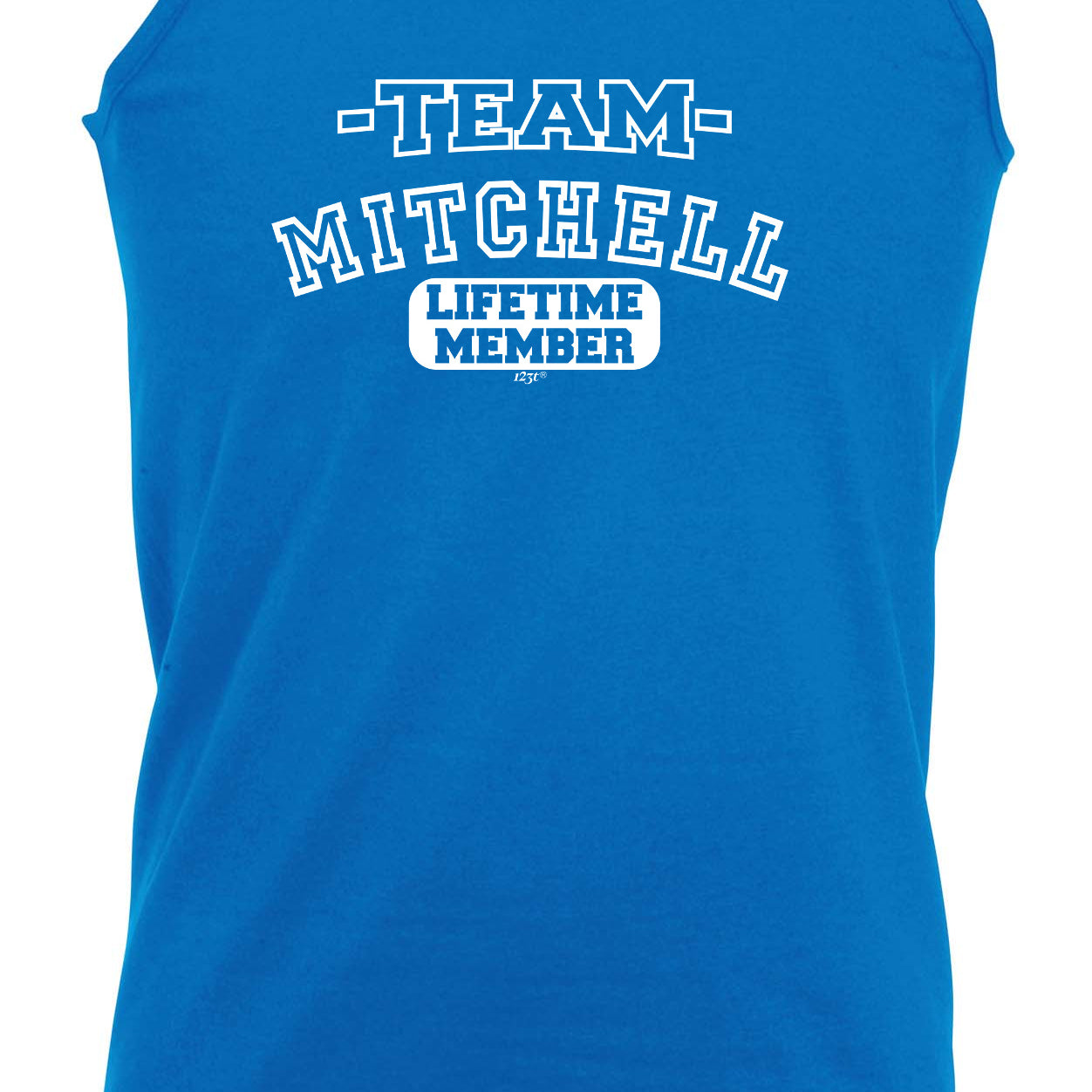 Mitchell V2 Team Lifetime Member - Funny Vest Singlet Unisex Tank Top