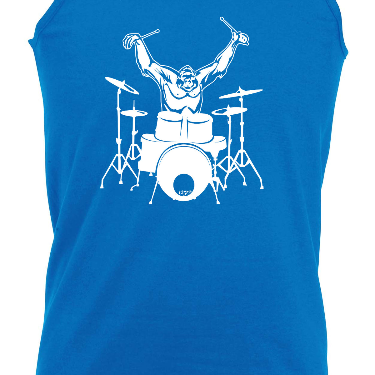 Gorilla Drummer Drums Music - Funny Vest Singlet Unisex Tank Top