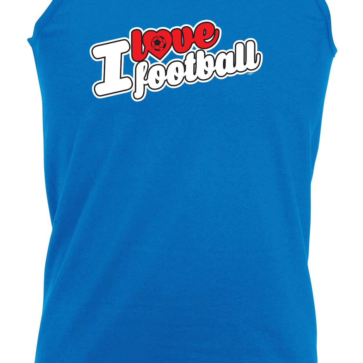 Love Football Stencil - Funny Vest Singlet Unisex Tank Top