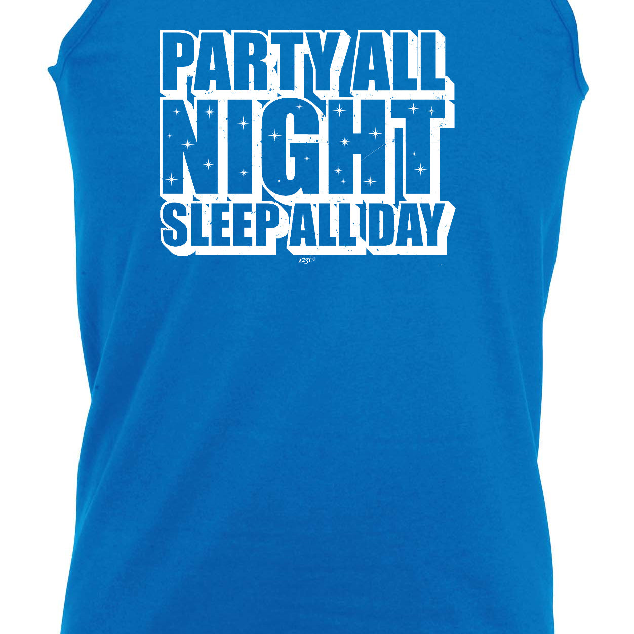 Party All Night Sleep All Day - Funny Vest Singlet Unisex Tank Top