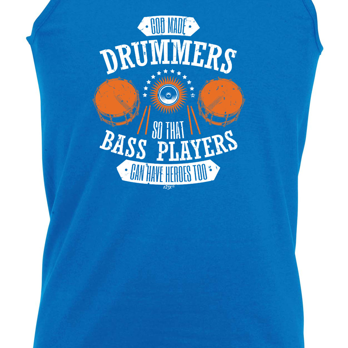 God Made Drummers Drums Music - Funny Vest Singlet Unisex Tank Top