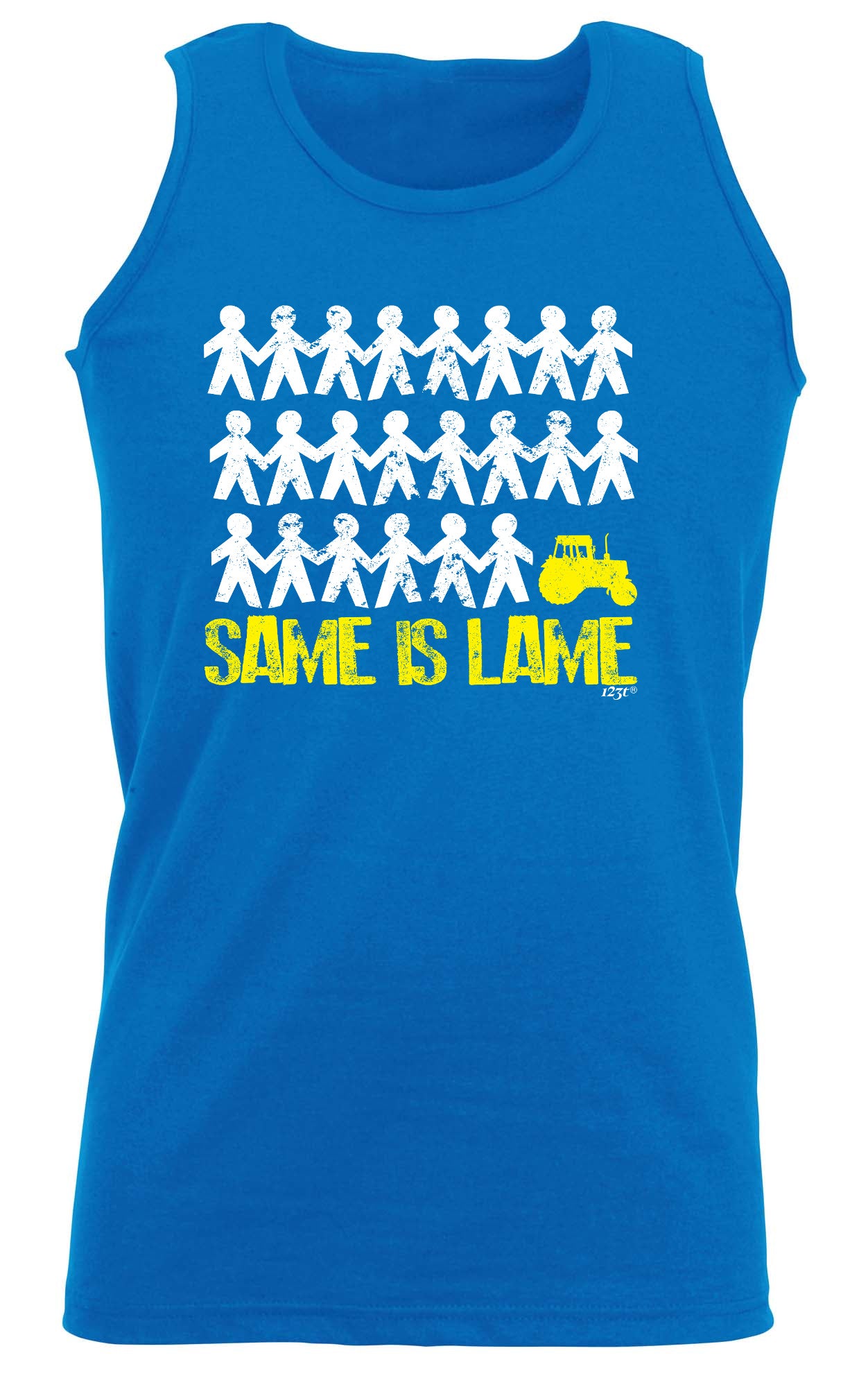 Same Is Lame Tractor - Funny Vest Singlet Unisex Tank Top