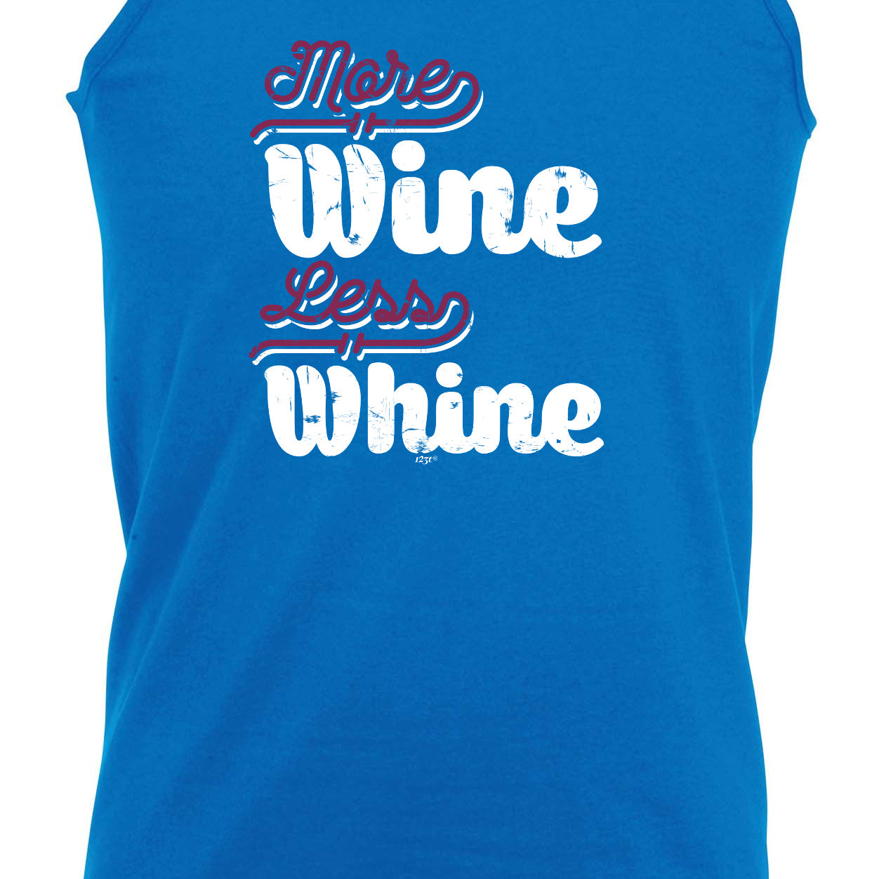 More Wine Less Whine - Funny Vest Singlet Unisex Tank Top