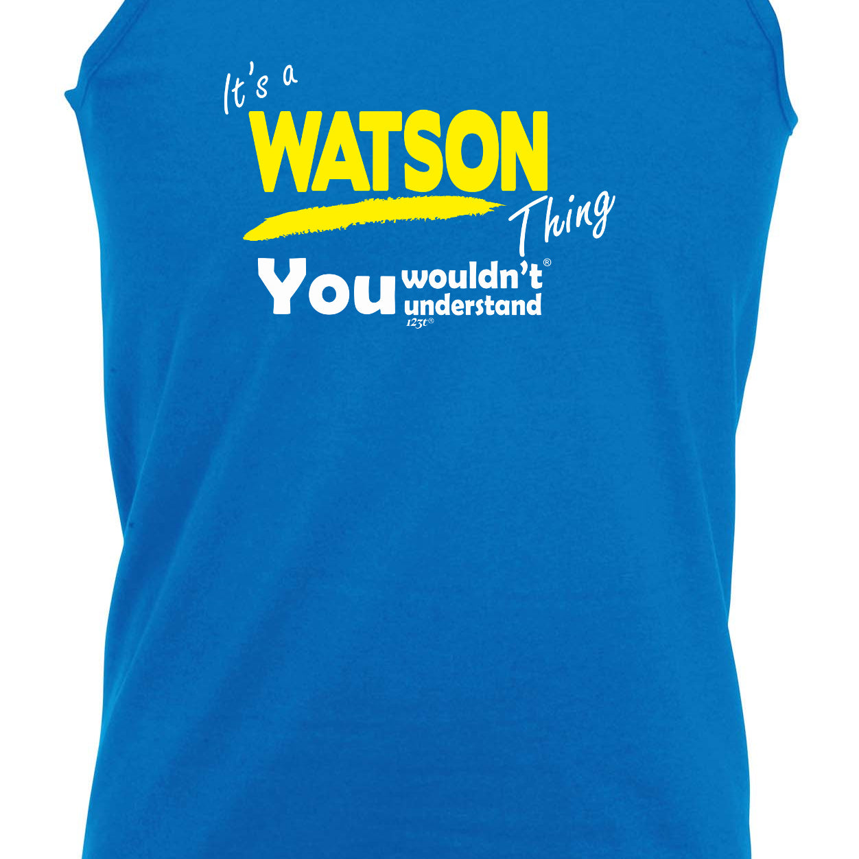Watson V1 Surname Thing - Funny Vest Singlet Unisex Tank Top