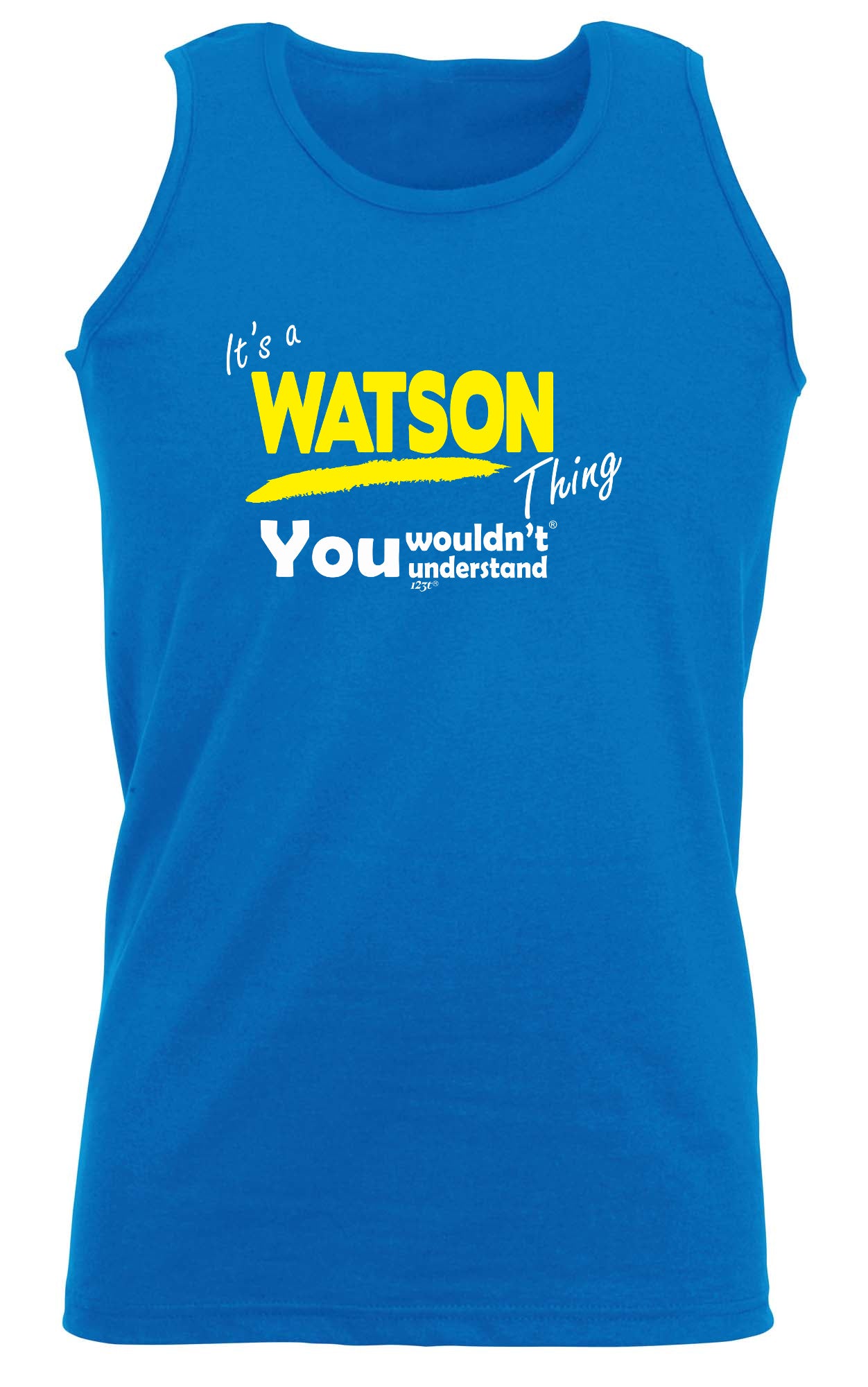 Watson V1 Surname Thing - Funny Vest Singlet Unisex Tank Top