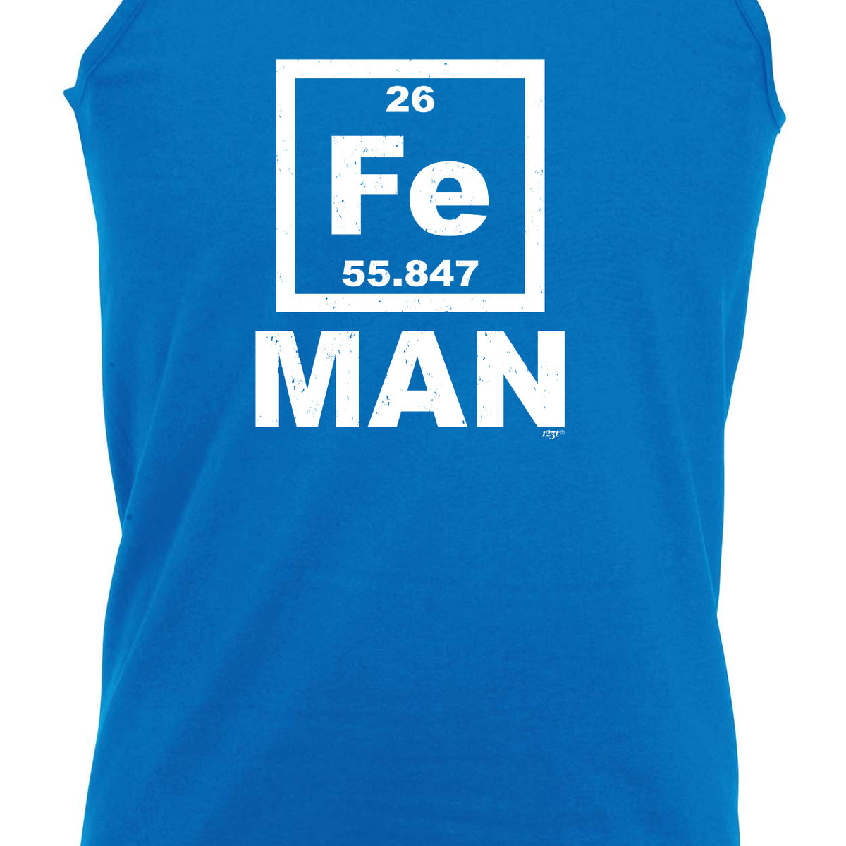 Fe Iron Man Periodic - Funny Vest Singlet Unisex Tank Top