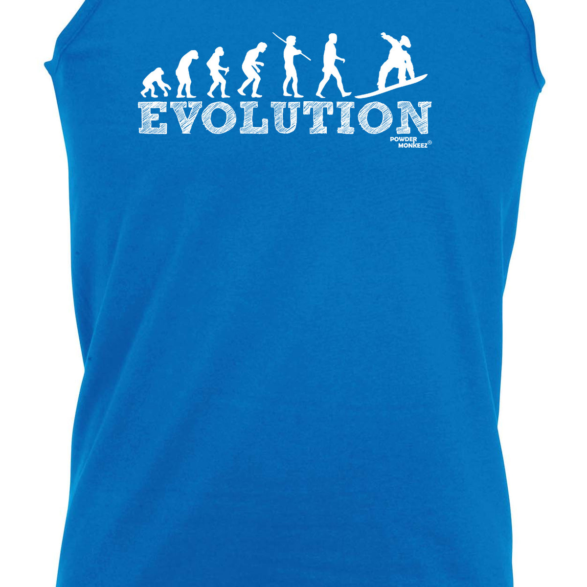 Evolution Snowboarder - Funny Vest Singlet Unisex Tank Top