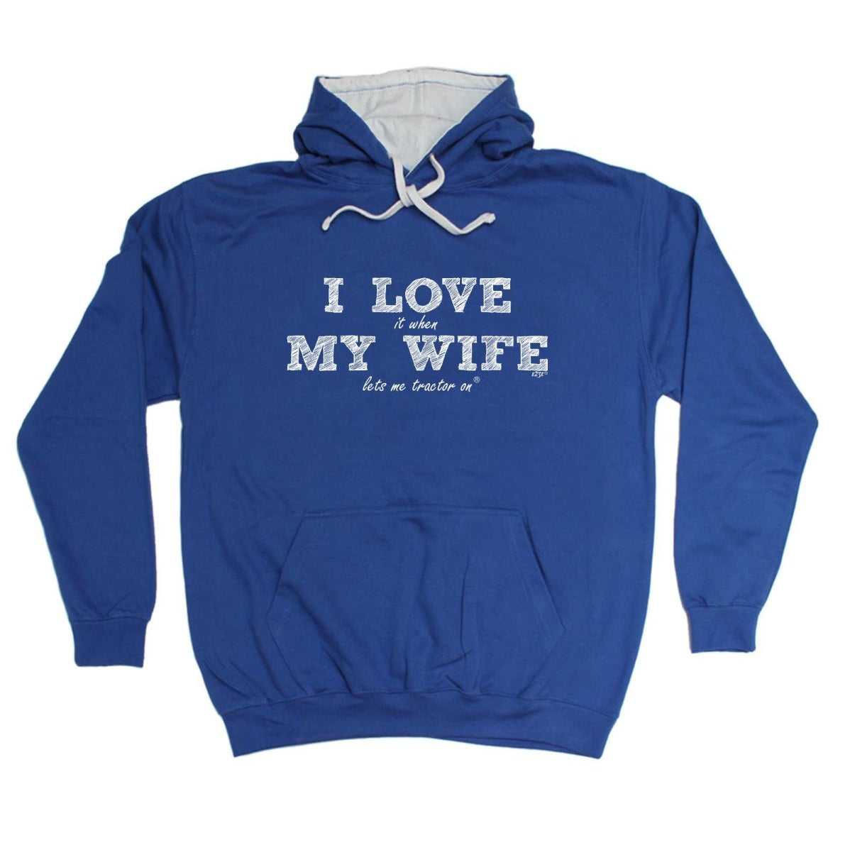123T I Love It When My Wife Lets Me Tractor On - Funny Novelty Hoodies Hoodie - 123t Australia | Funny T-Shirts Mugs Novelty Gifts