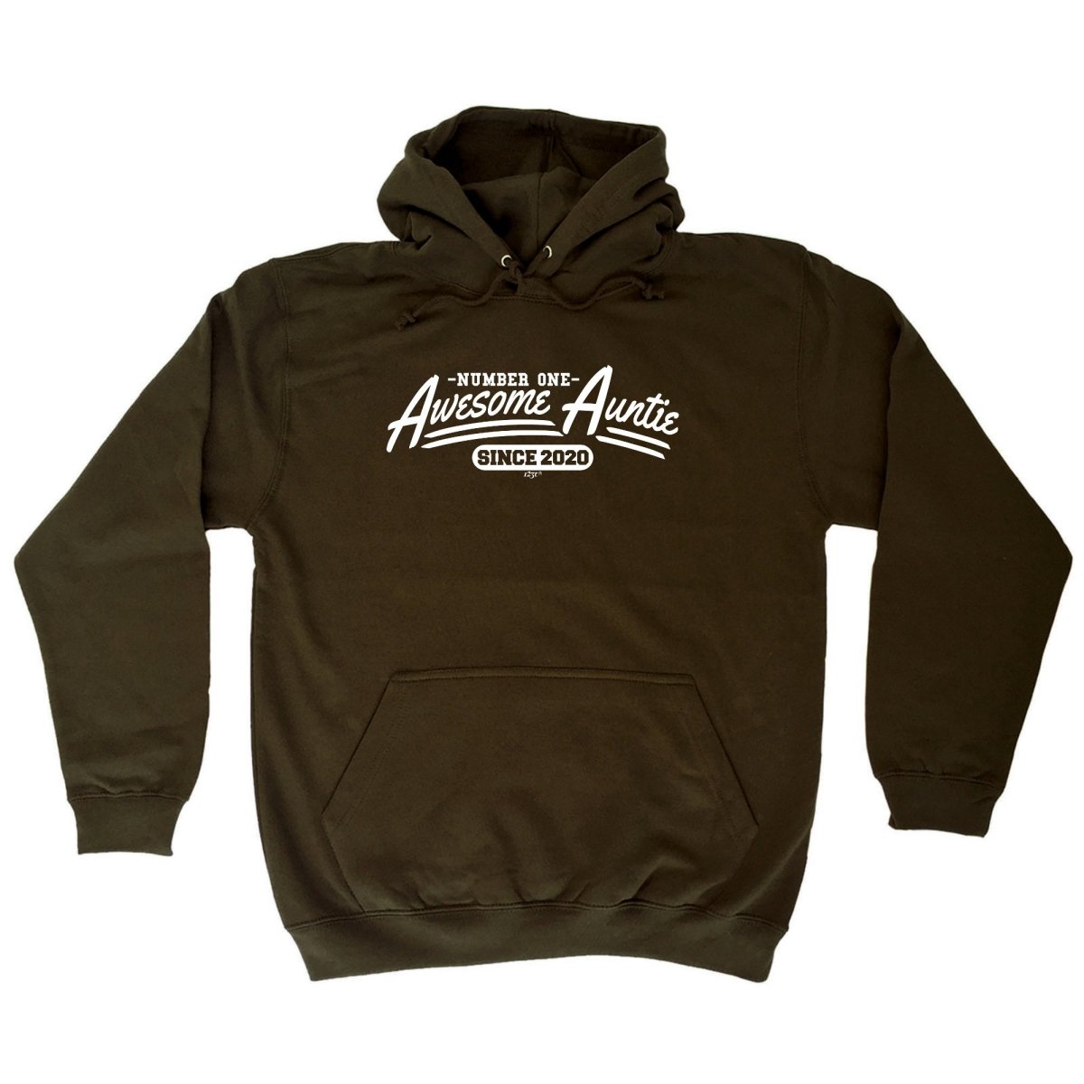 2020 Awesome Auntie Since - Funny Novelty Hoodies Hoodie - 123t Australia | Funny T-Shirts Mugs Novelty Gifts