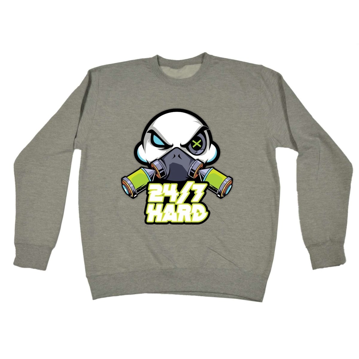 247 Hard AL Storm Rave Dance With Text - Funny Novelty Sweatshirt - 123t Australia | Funny T-Shirts Mugs Novelty Gifts