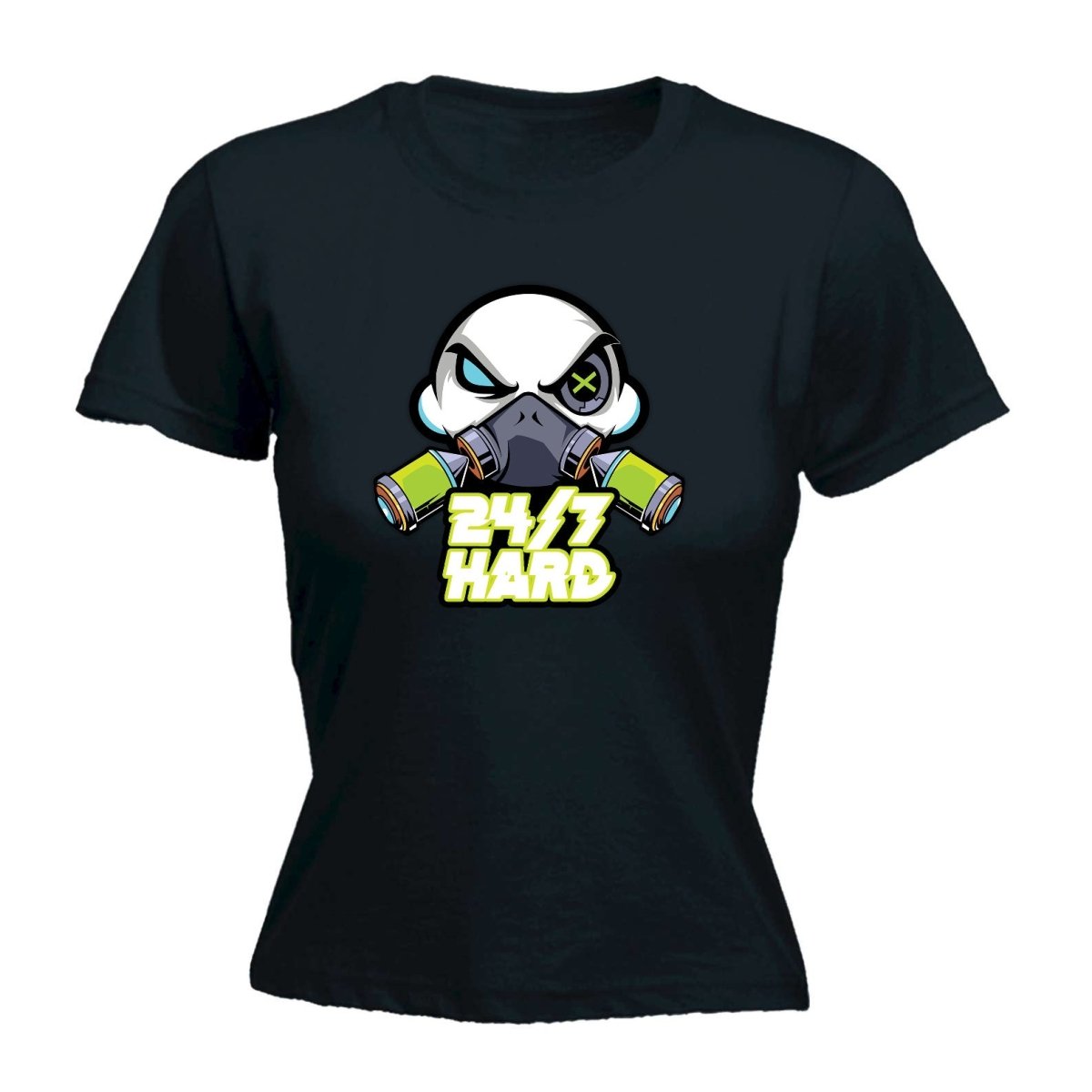 247 Hard AL Storm Rave Dance With Text - Funny Novelty Womens T-Shirt T Shirt Tshirt - 123t Australia | Funny T-Shirts Mugs Novelty Gifts