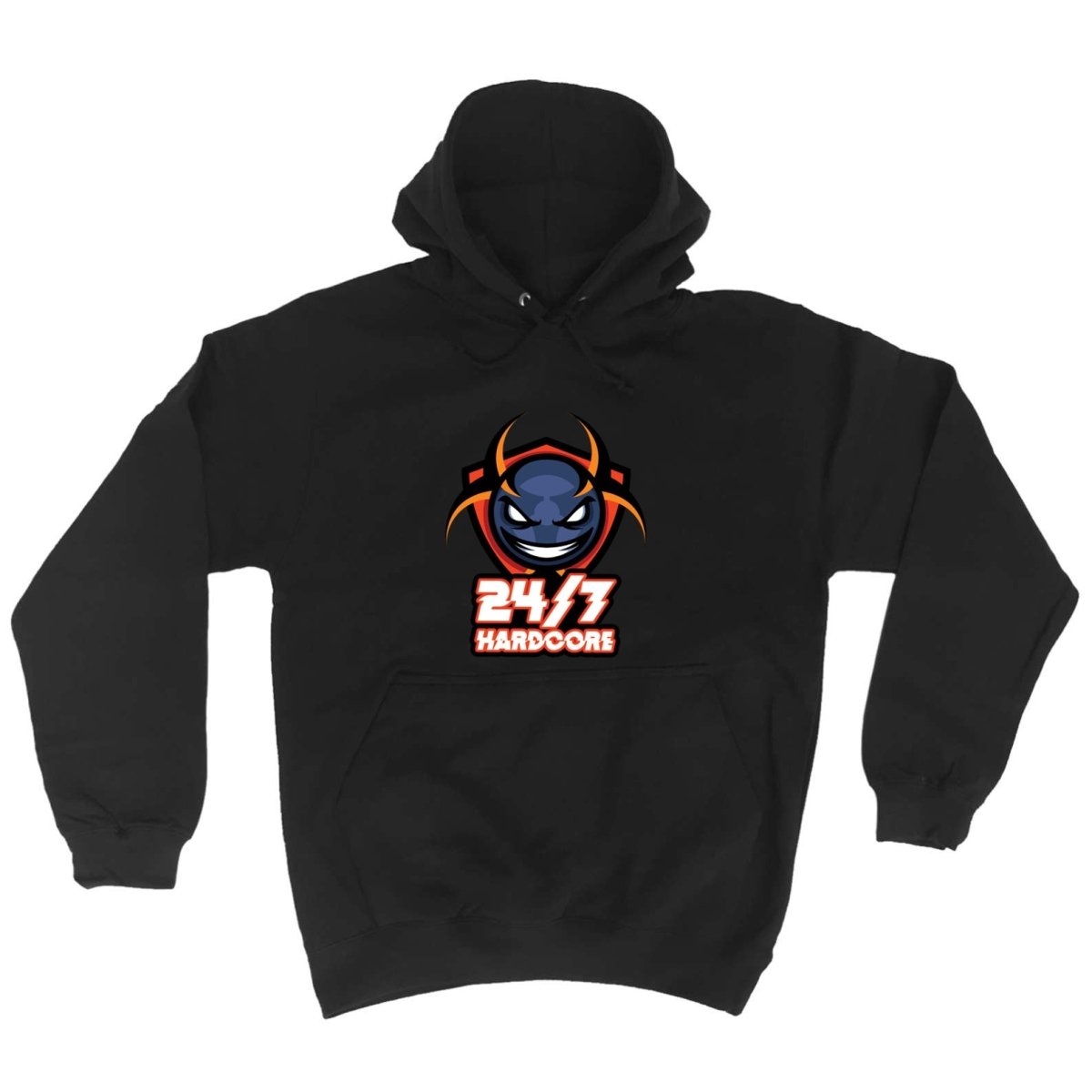 247 Hardcore AL Storm Rave Dance With Text - Funny Novelty Hoodies Hoodie - 123t Australia | Funny T-Shirts Mugs Novelty Gifts