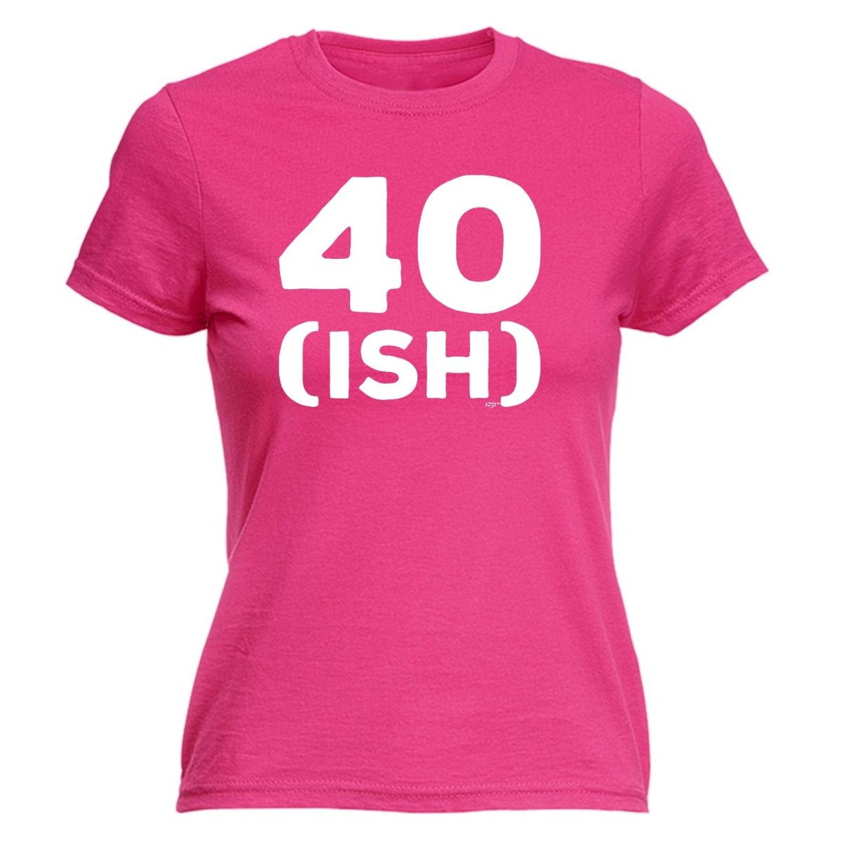 40 Ish Birthday Age - Funny Novelty Womens T-Shirt T Shirt Tshirt - 123t Australia | Funny T-Shirts Mugs Novelty Gifts