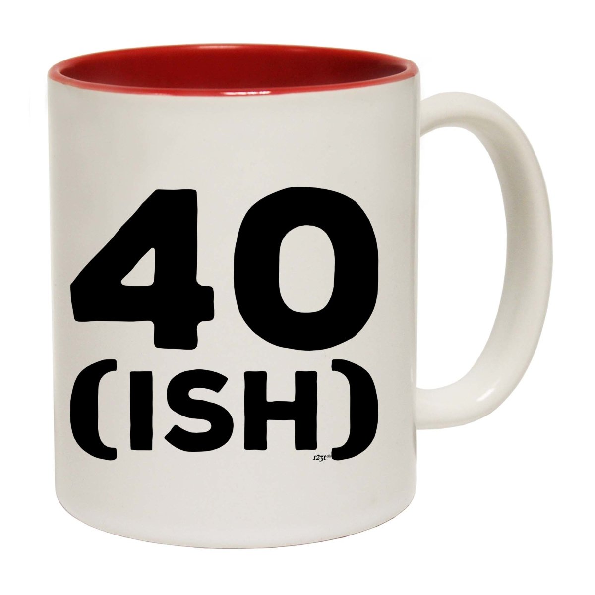 40 Ish Birthday Age Mug Cup - 123t Australia | Funny T-Shirts Mugs Novelty Gifts
