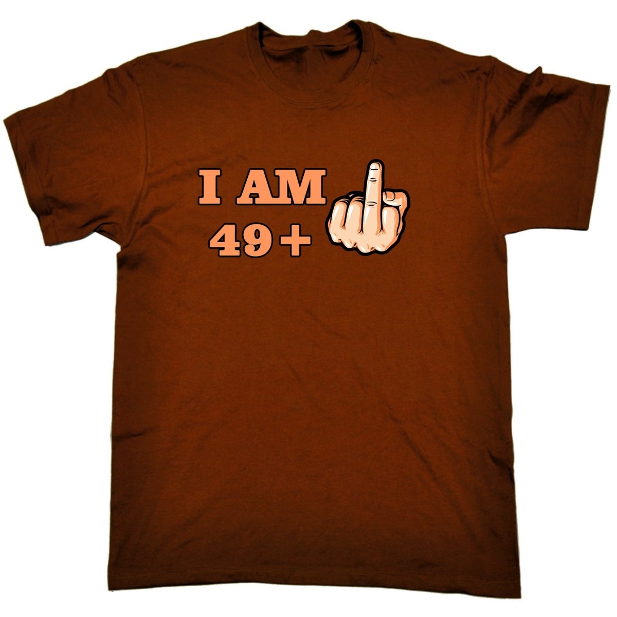49 + 1 Middle Finger 50Th Age Birthday - Mens Funny T-Shirt Tshirts - 123t Australia | Funny T-Shirts Mugs Novelty Gifts