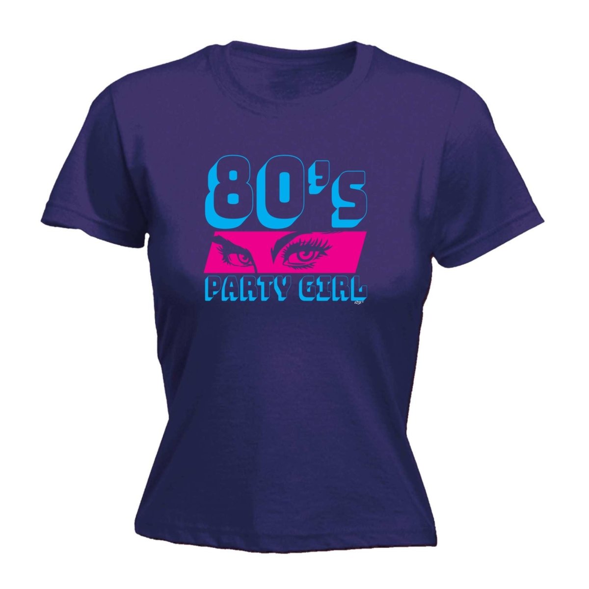 80S Party Girl Retro - Funny Novelty Womens T-Shirt T Shirt Tshirt - 123t Australia | Funny T-Shirts Mugs Novelty Gifts
