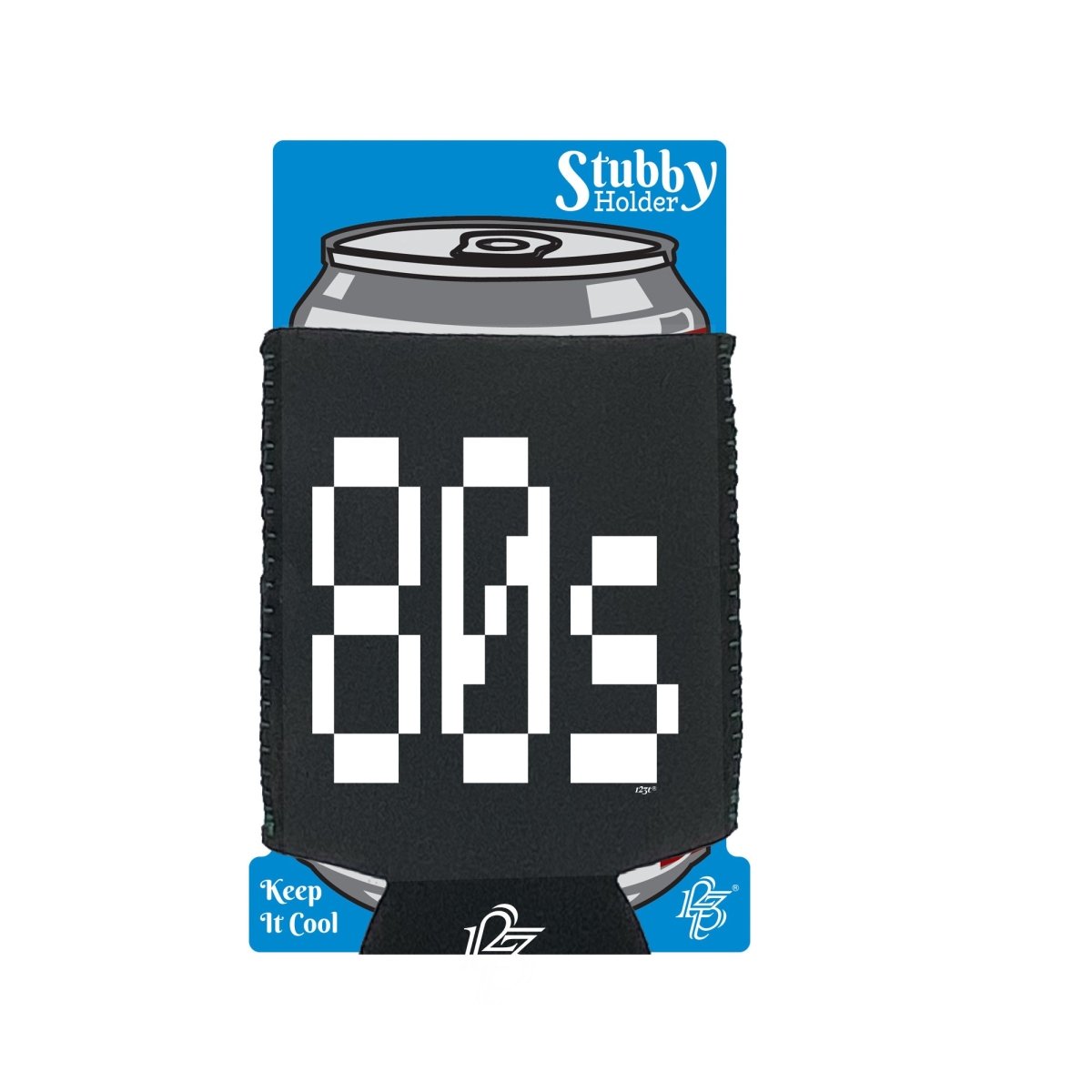 80S Retro 1980S - Funny Novelty Stubby Holder With Base - 123t Australia | Funny T-Shirts Mugs Novelty Gifts