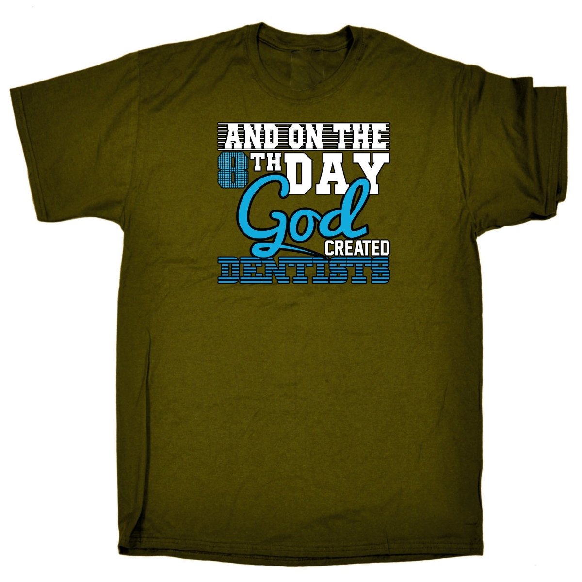 8Th Day God Created Dentists Dentist - Mens Funny T-Shirt Tshirts - 123t Australia | Funny T-Shirts Mugs Novelty Gifts