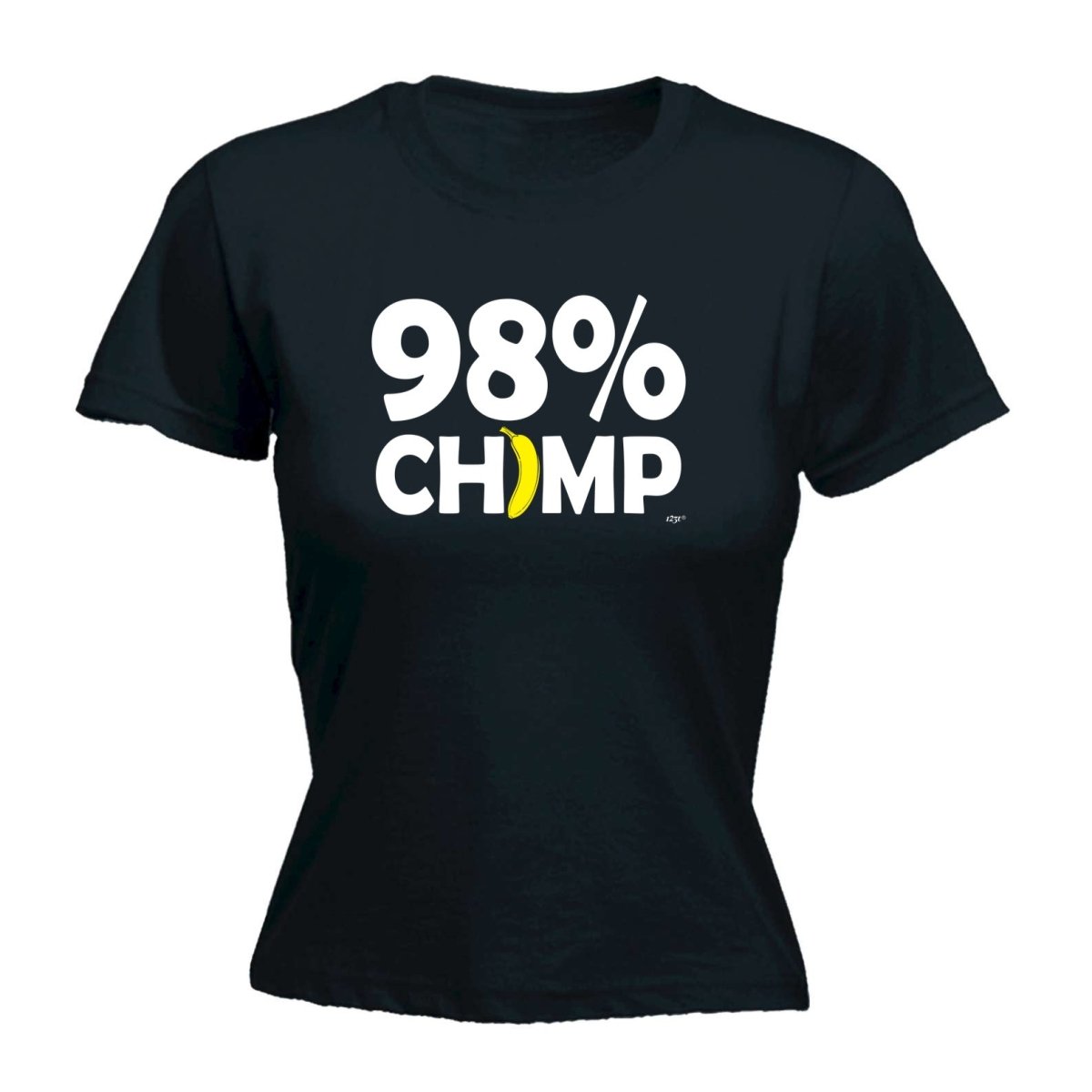 98 Percent Chimp - Funny Novelty Womens T-Shirt T Shirt Tshirt - 123t Australia | Funny T-Shirts Mugs Novelty Gifts