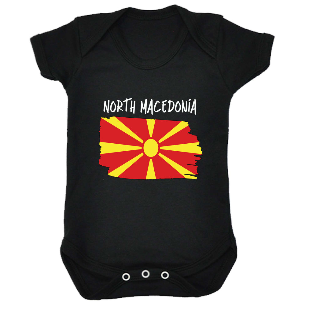 North Macedonia - Funny Babygrow Baby