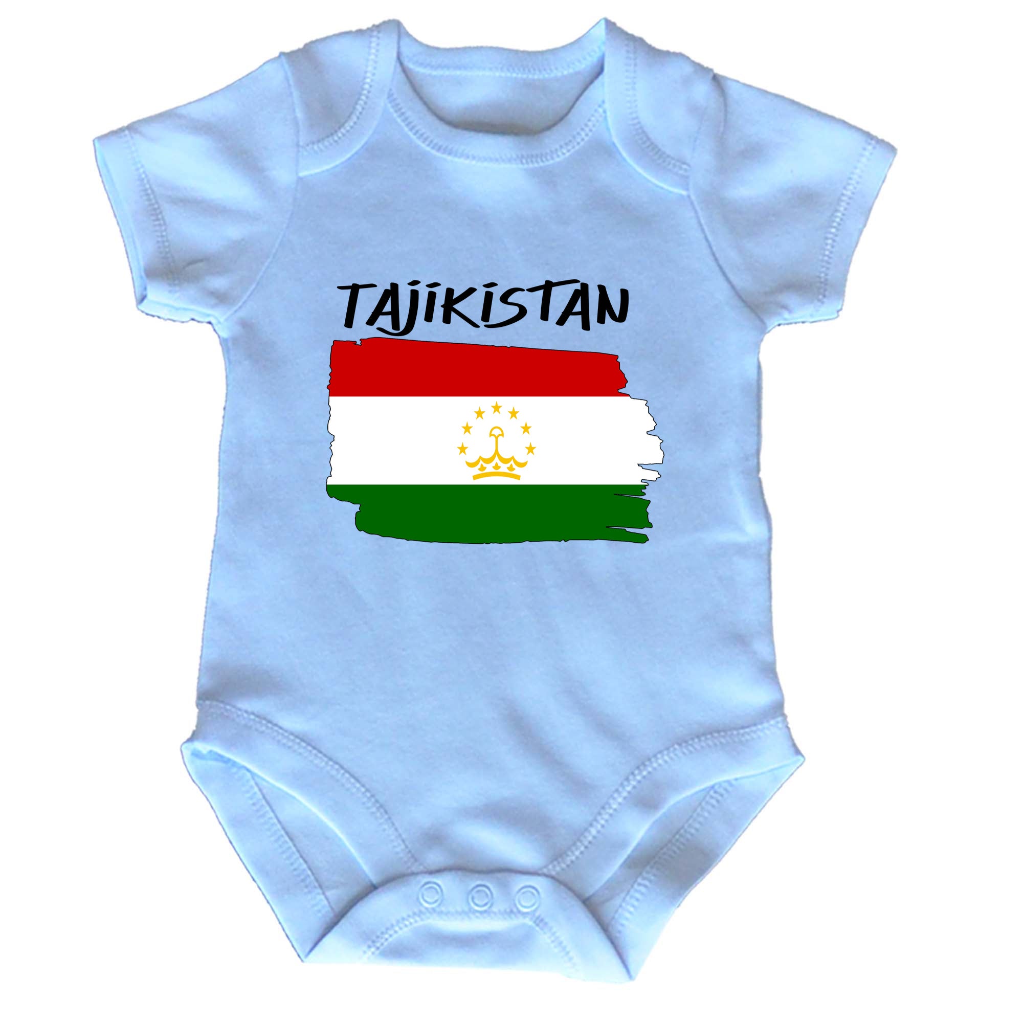 Tajikistan - Funny Babygrow Baby